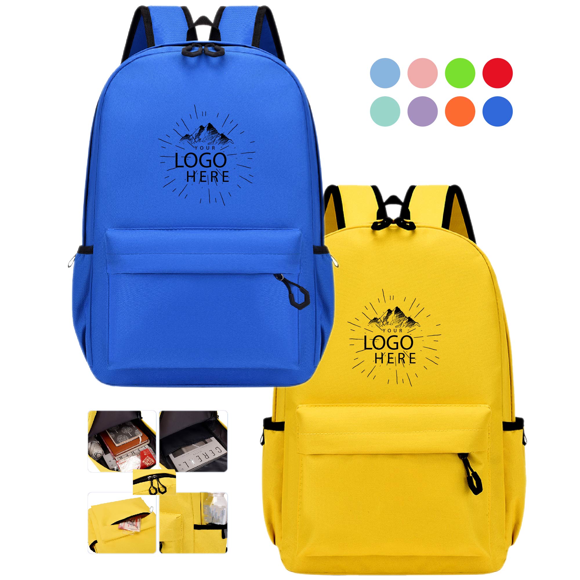 16" Basic Heavy Duty Backpack 3