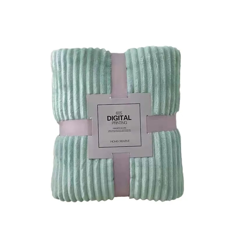 Flannel coral fleece thickened autumn and winter blanket 4