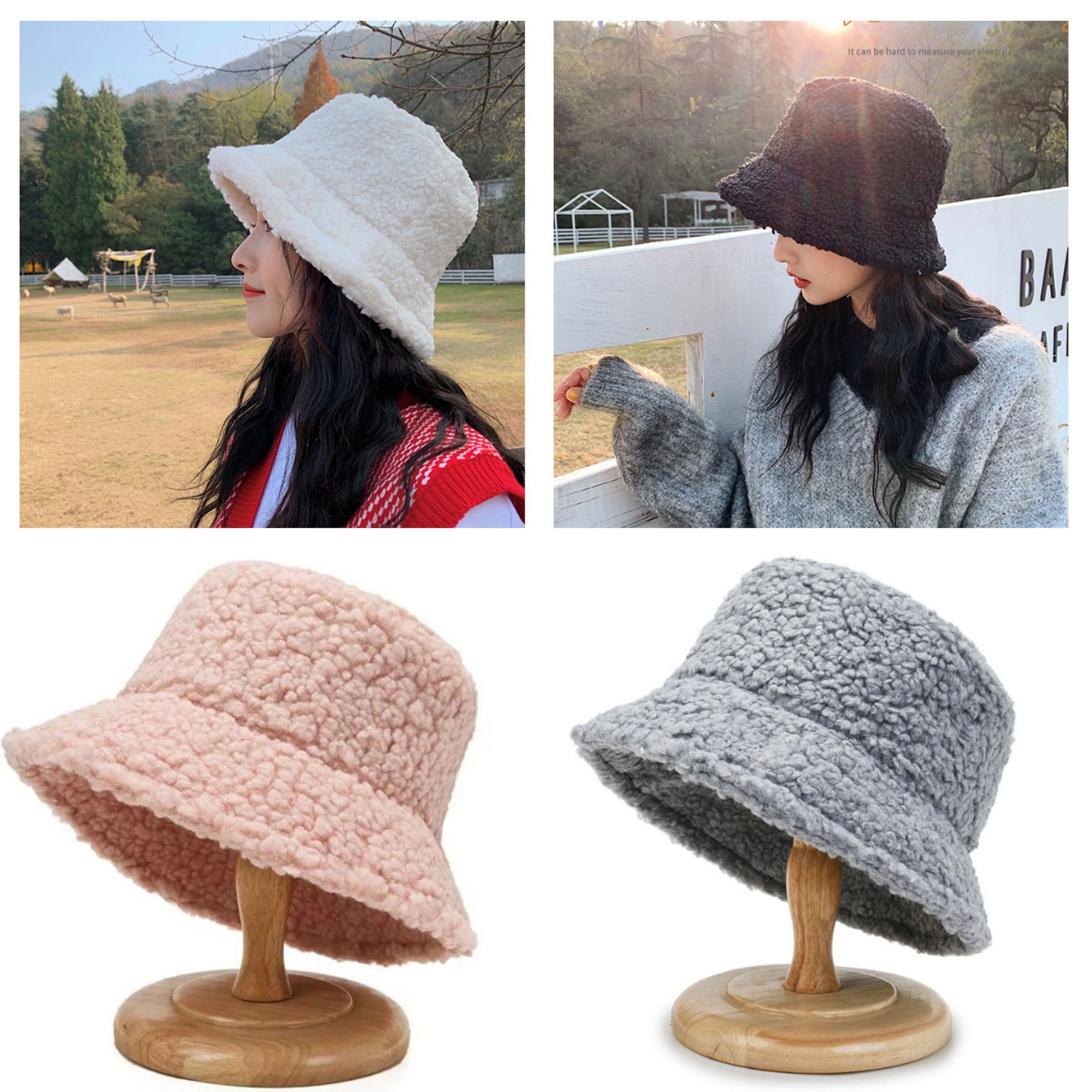 Warmer Fisherman Hats / Winter Bucket Hat 3