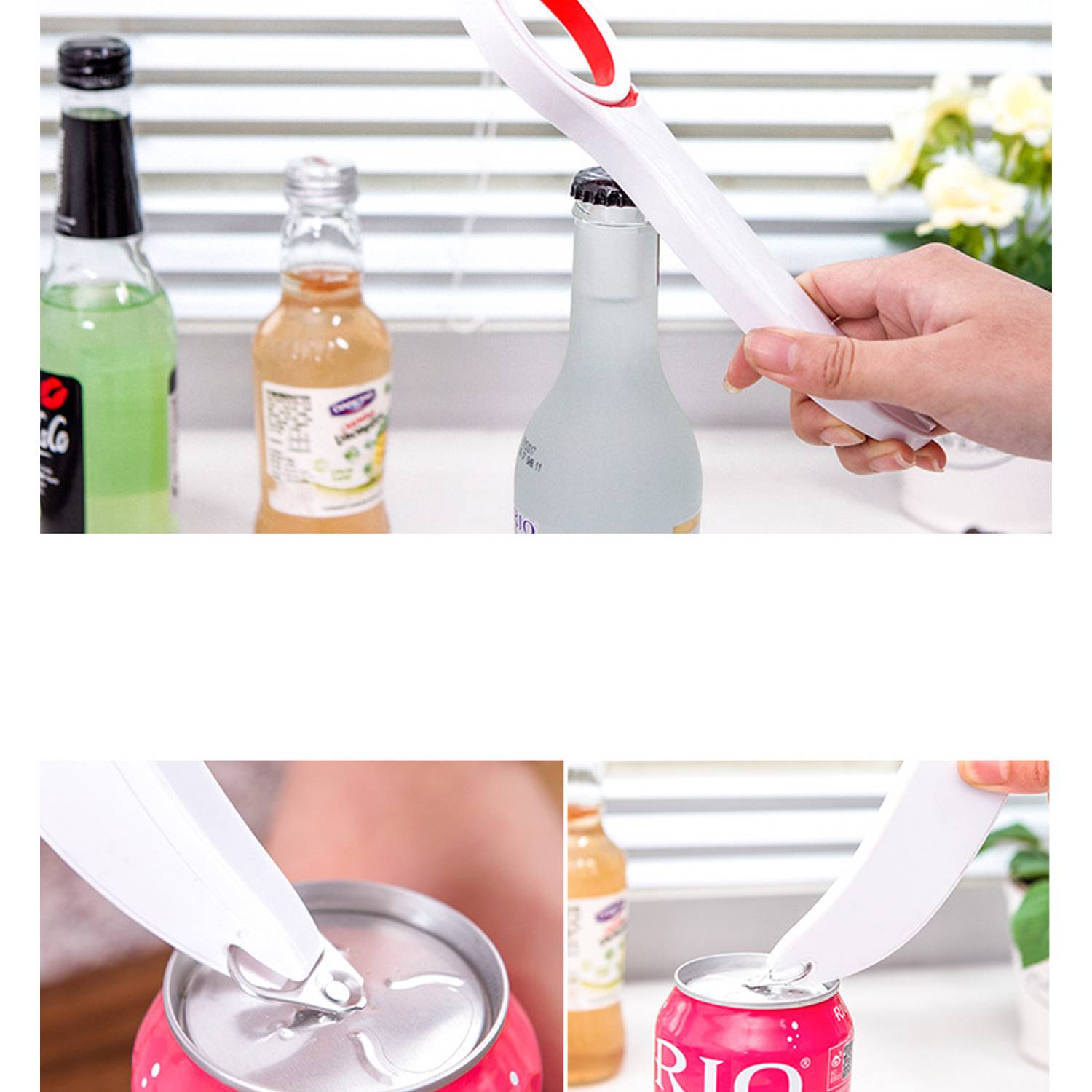3 in 1 Multi Function ABS Bottle Can Opener 6
