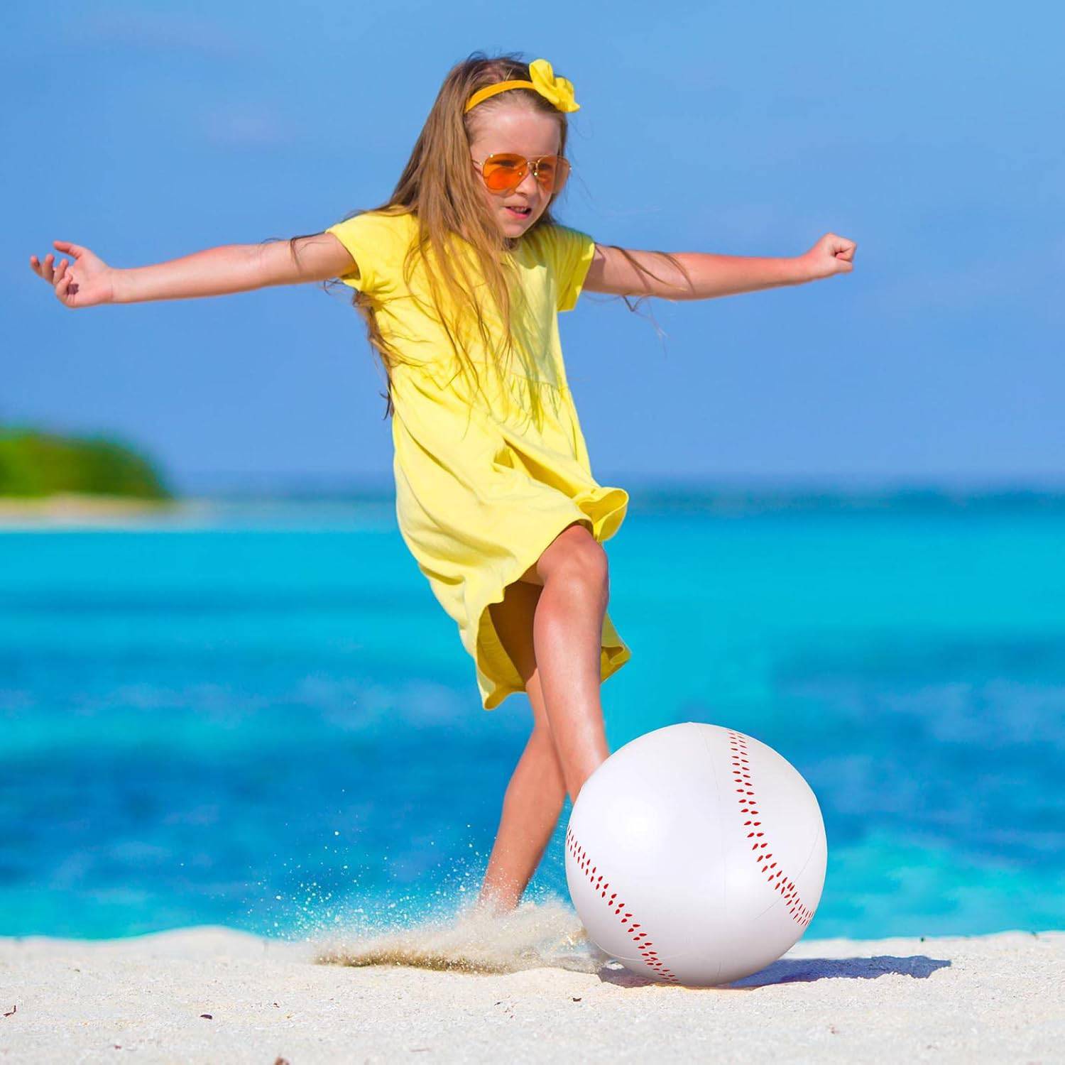 Summer Beach Inflatable Baseball Toy for Kids 2