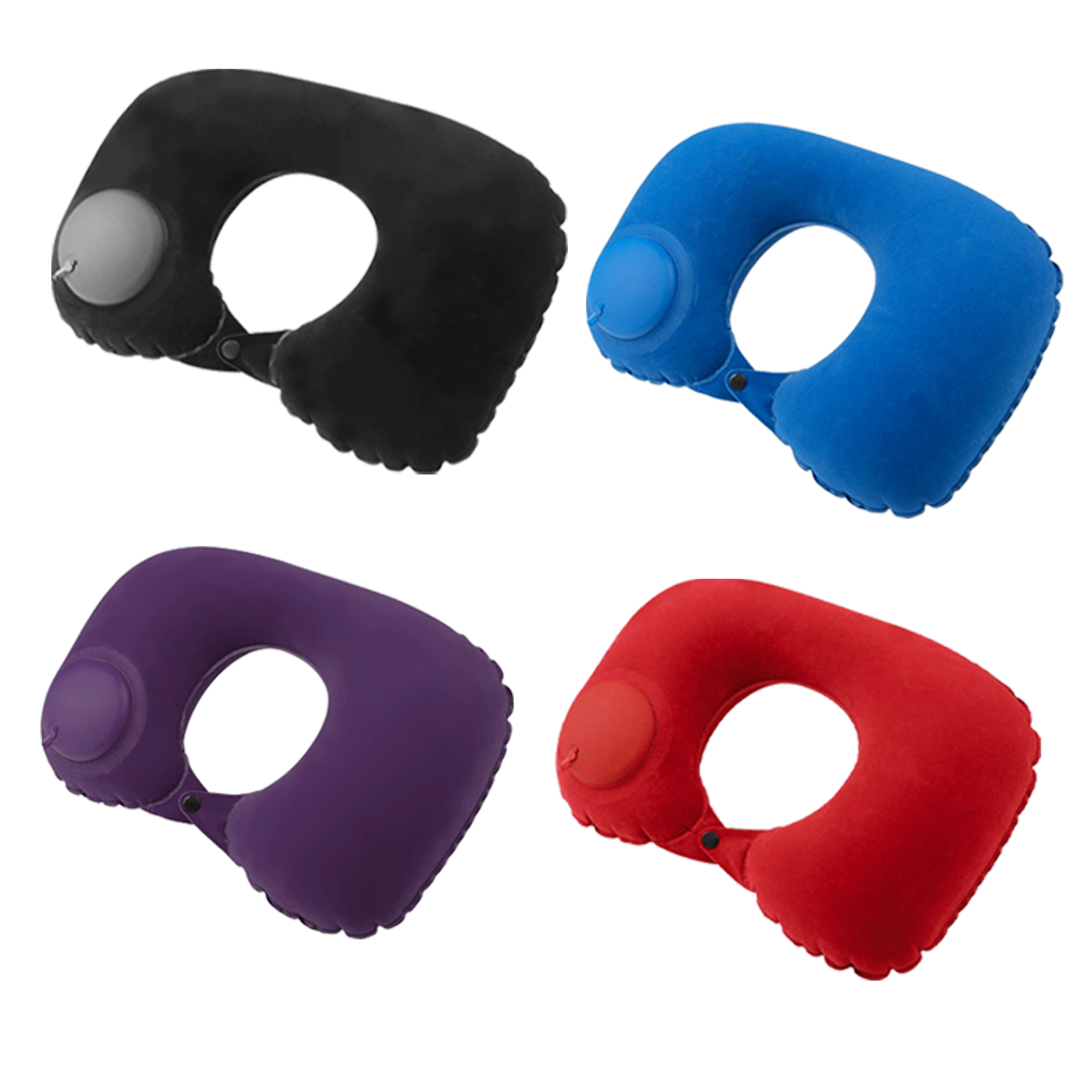 Press Activated Self Inflating U Shaped Neck Pillow 2