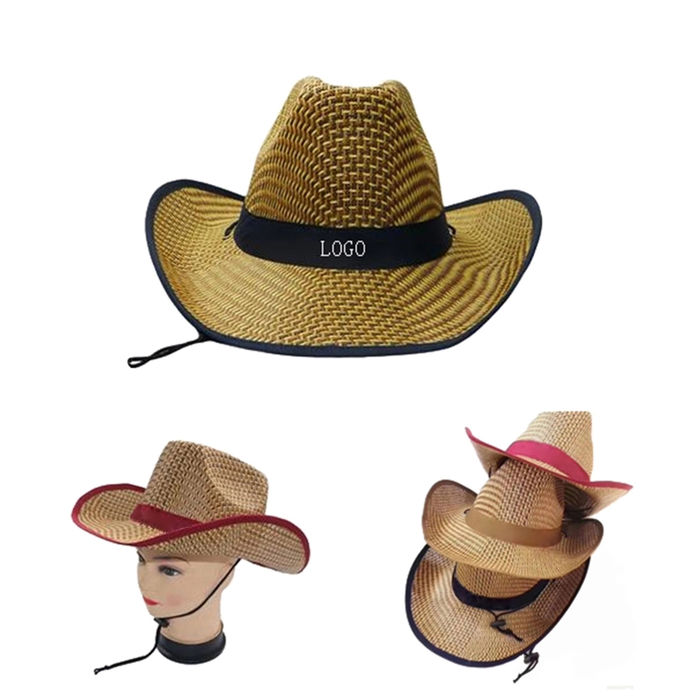 Adult Western Straw Cowboy Hat 1