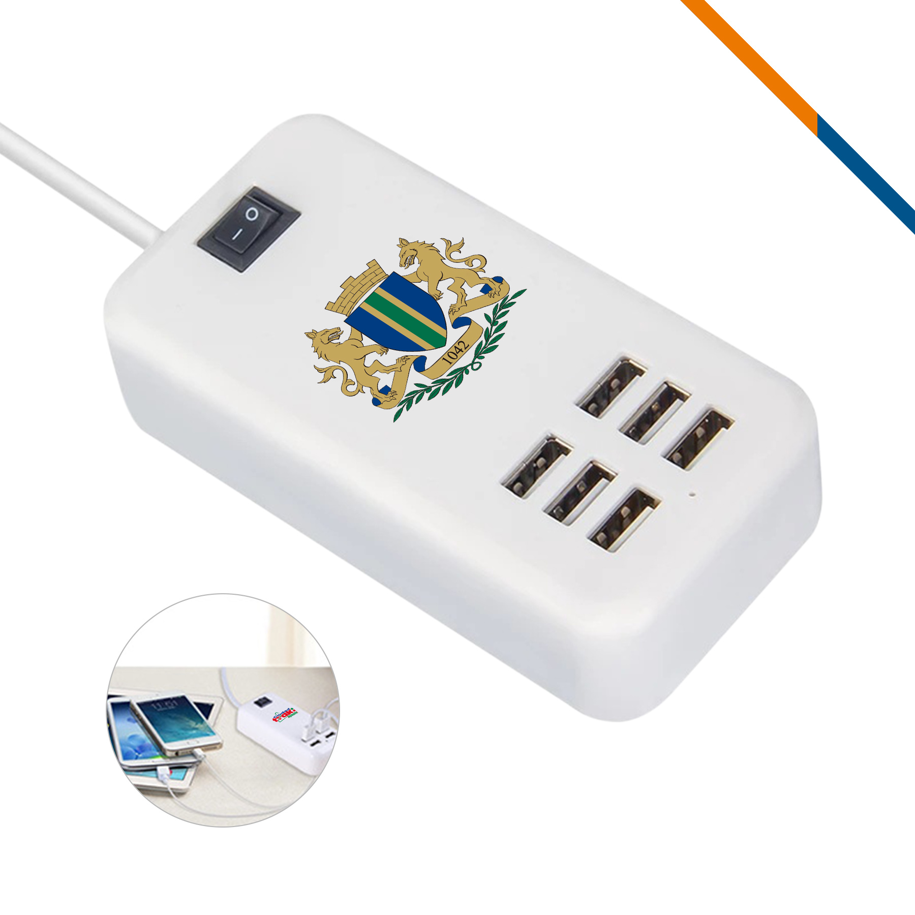 Quick-in USB Desktop Charger 3