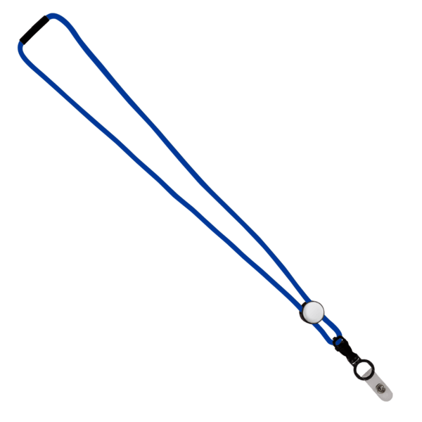 3/16" Nylon Cord Lanyard with Snap-Buckle Release, Standard O-Ring & Slider 19