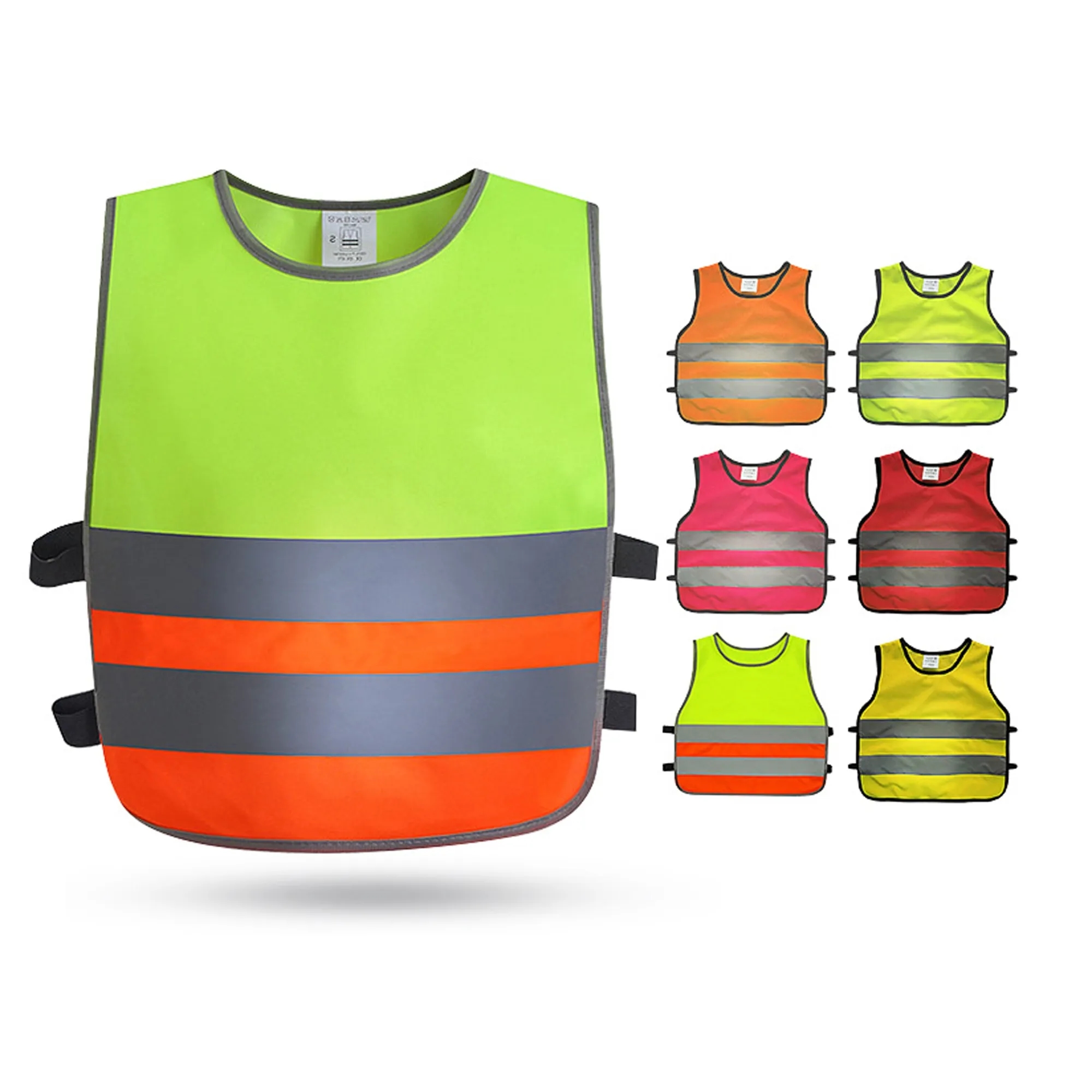 Parent -Child Protection Reflective Safety Vest MOQ 100PCS 1