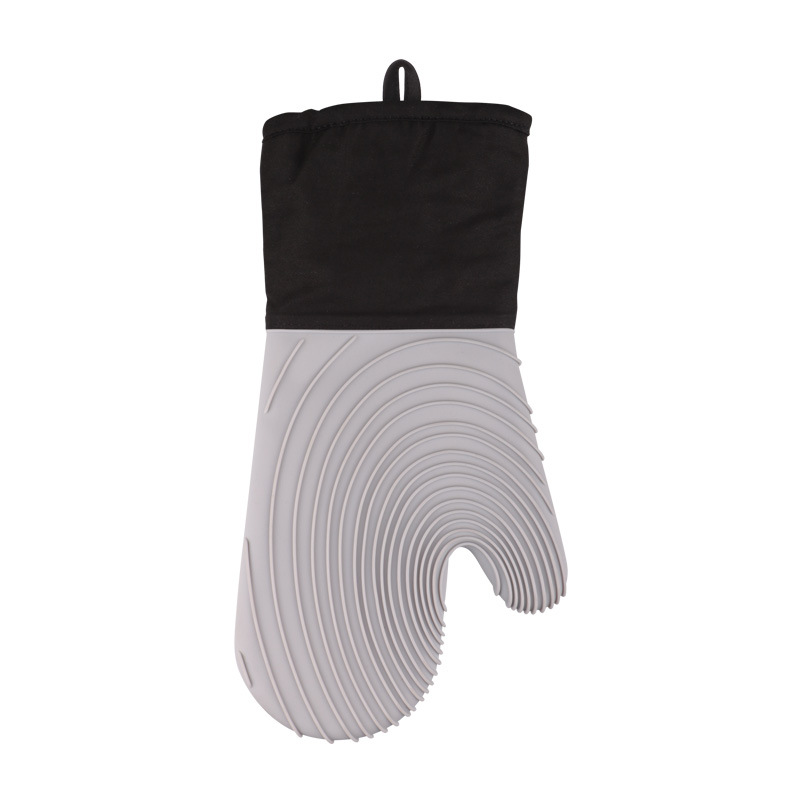 Thick Cotton Non-Slip Waterproof Silicone Insulation Oven Gloves 8