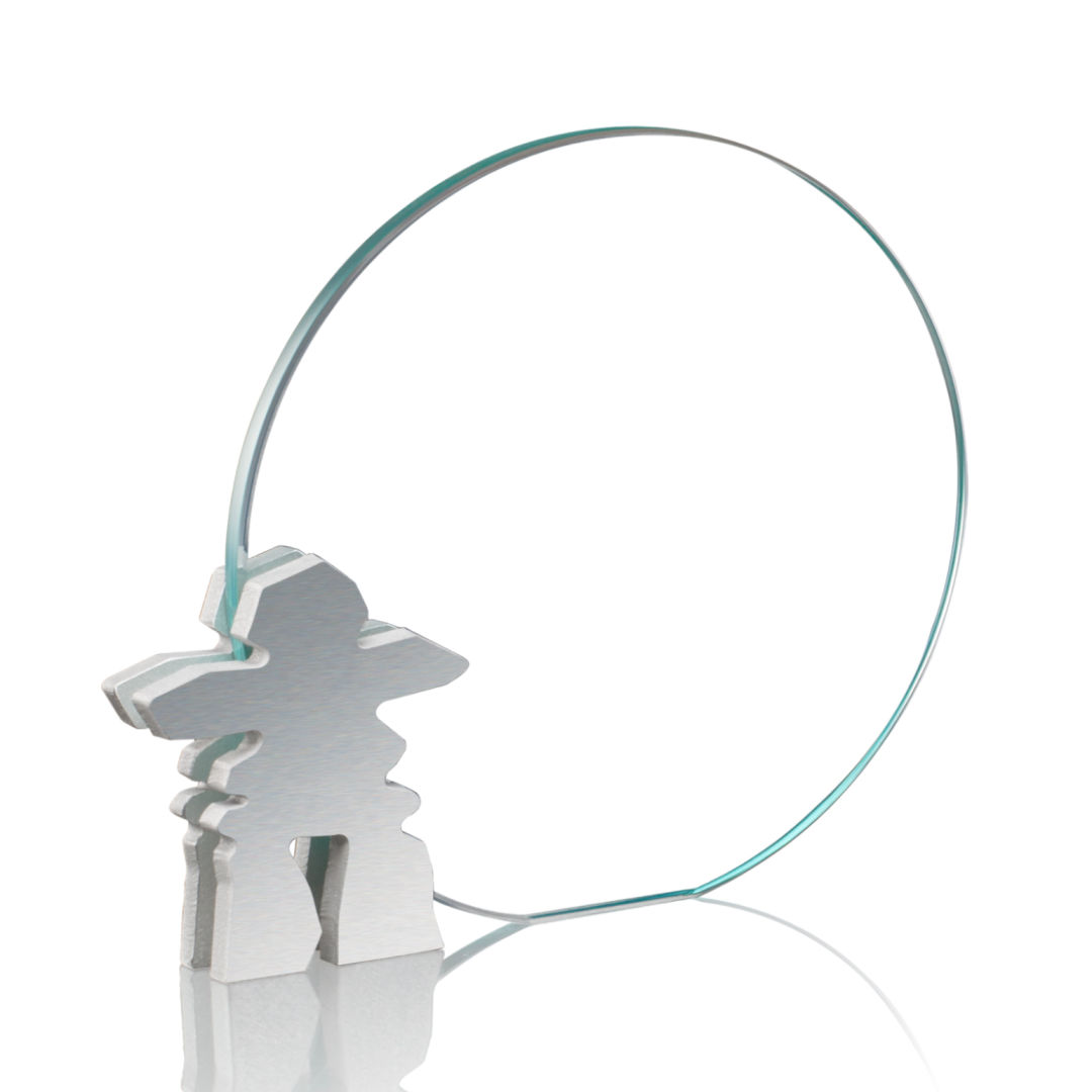 Clement Inukshuk Award - Aluminum 1