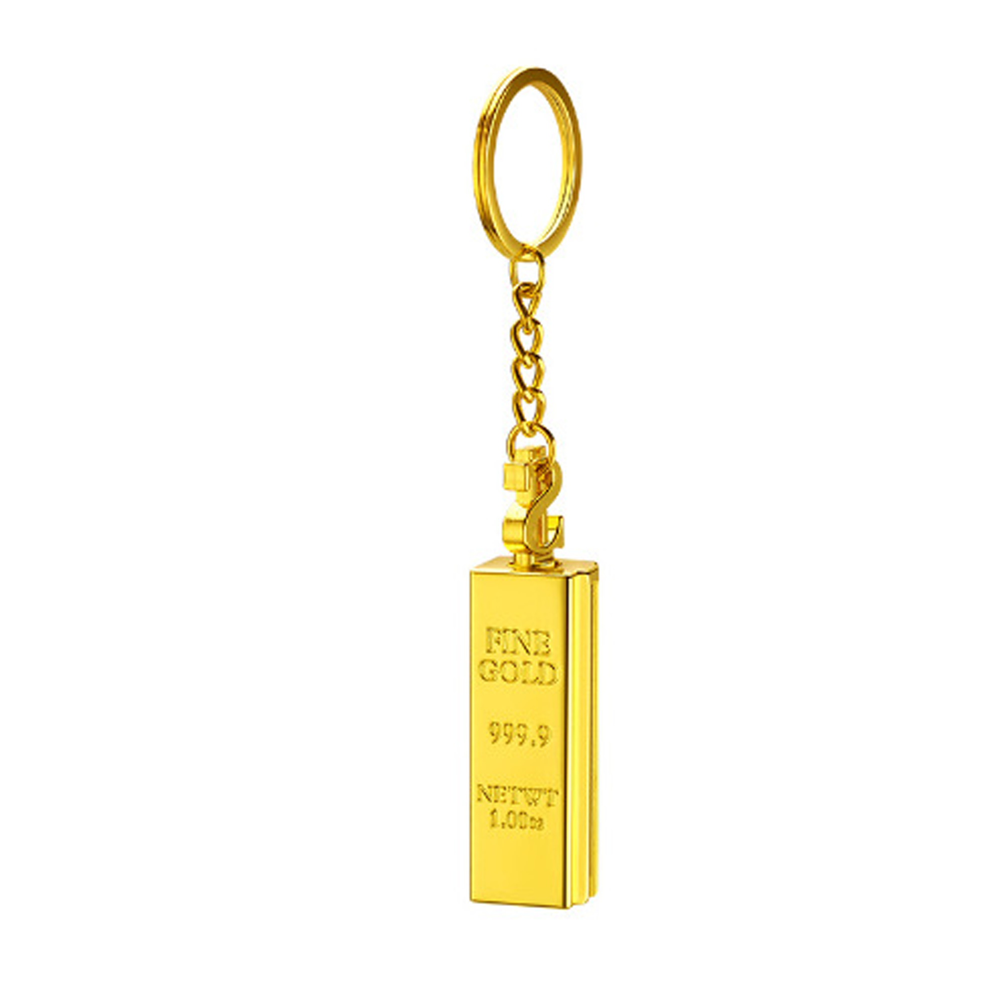 Gold Bar Keychain 2