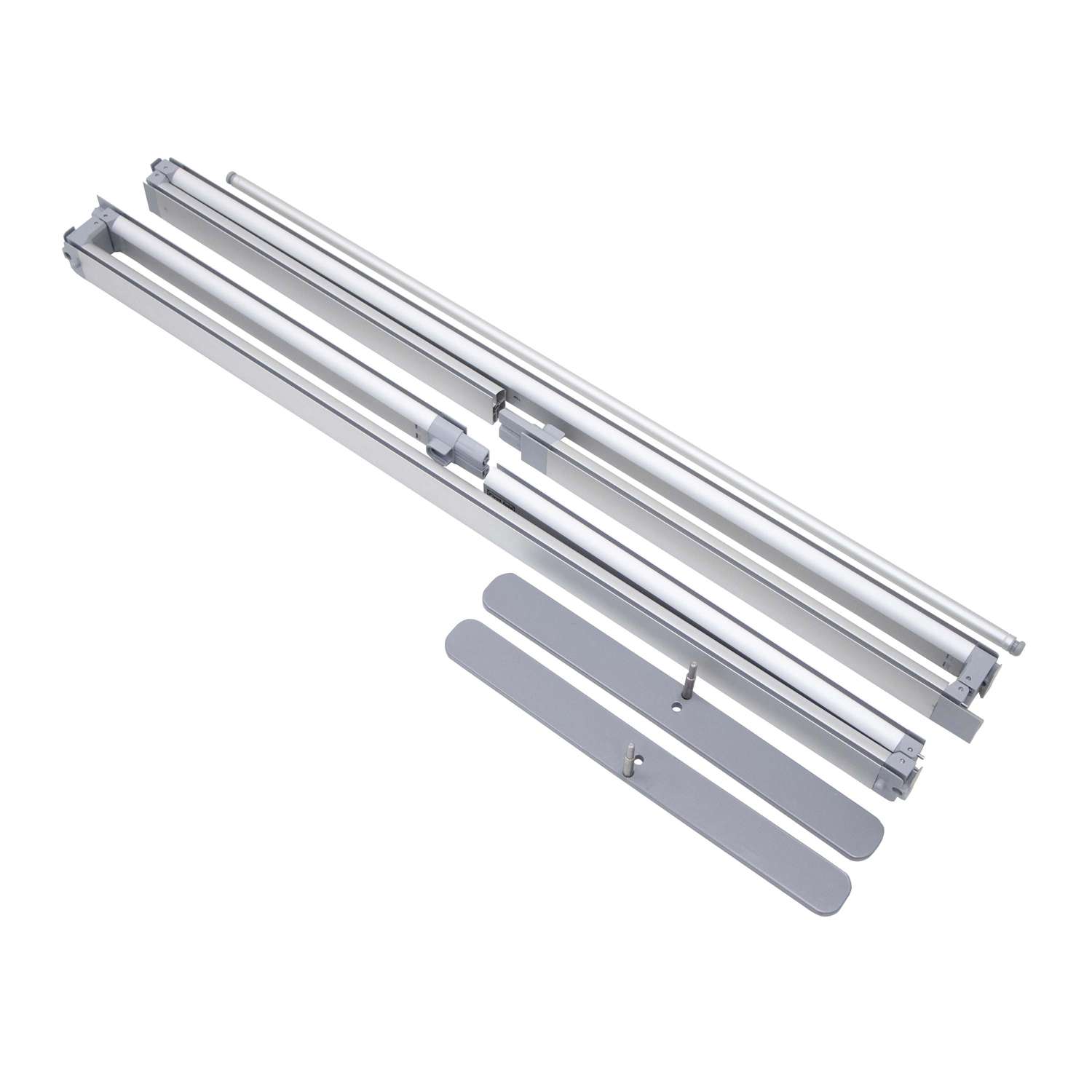 Journey SEG Half Wall Hardware With 90° Connectors 5