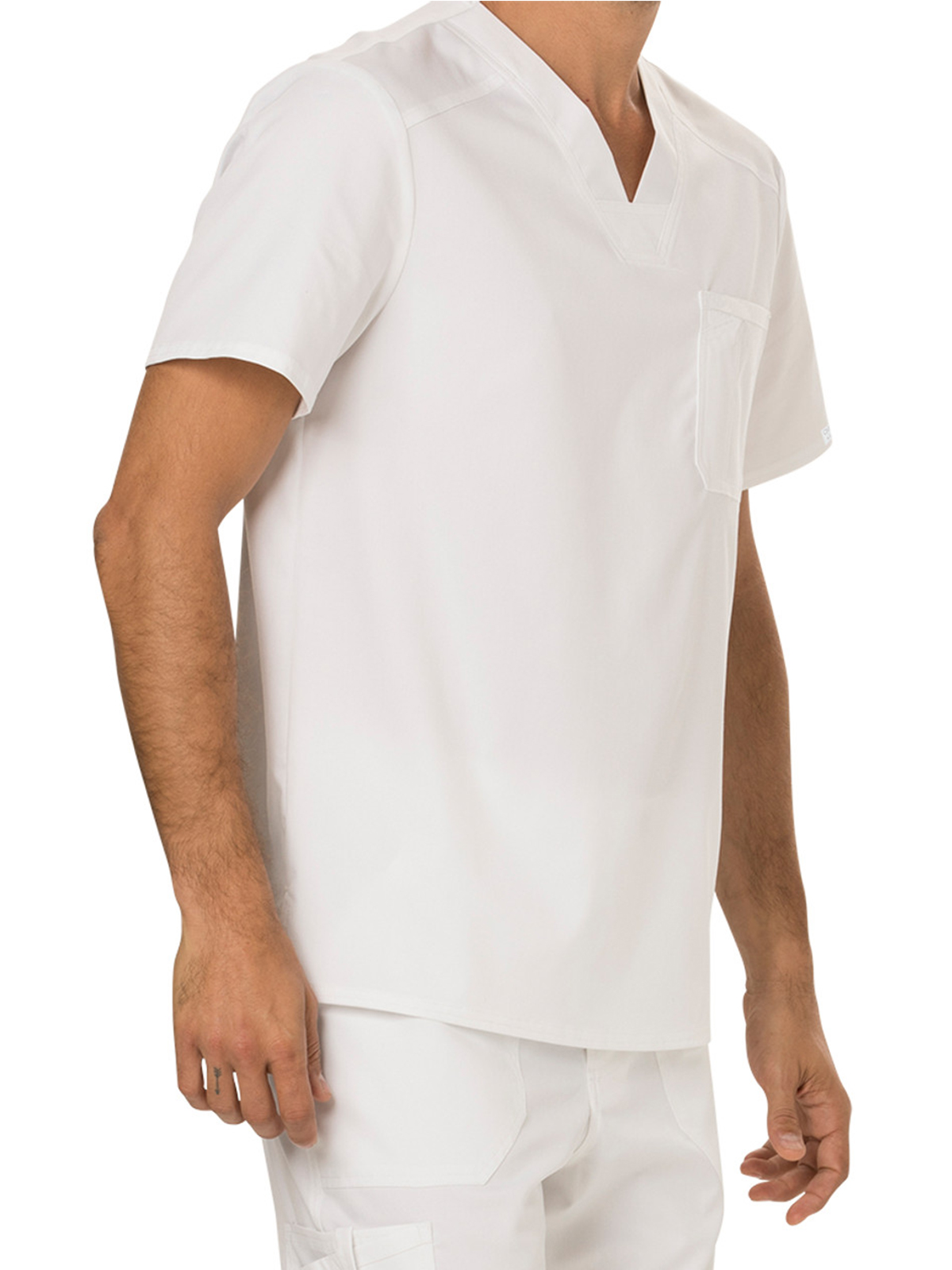 Cherokee - Workwear Revolution - Men's 1-Pocket Tuckable V-Neck Top 21