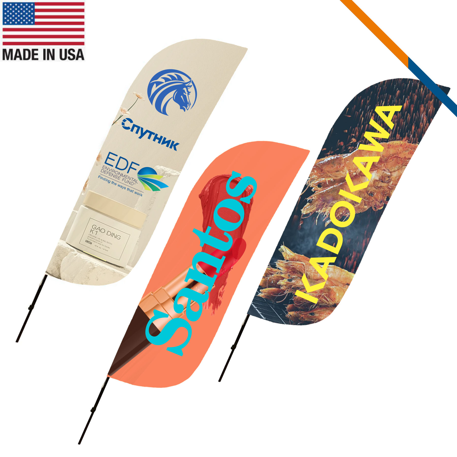 10' Gerro Double-Sided Feather Flag 2