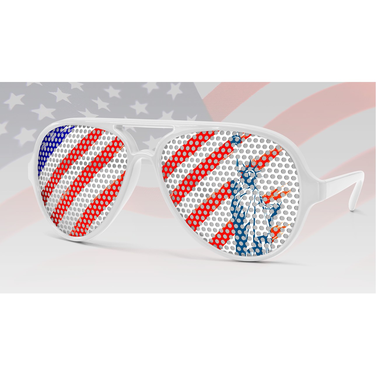 Aviator Sport Patriotic Sunglasses 14