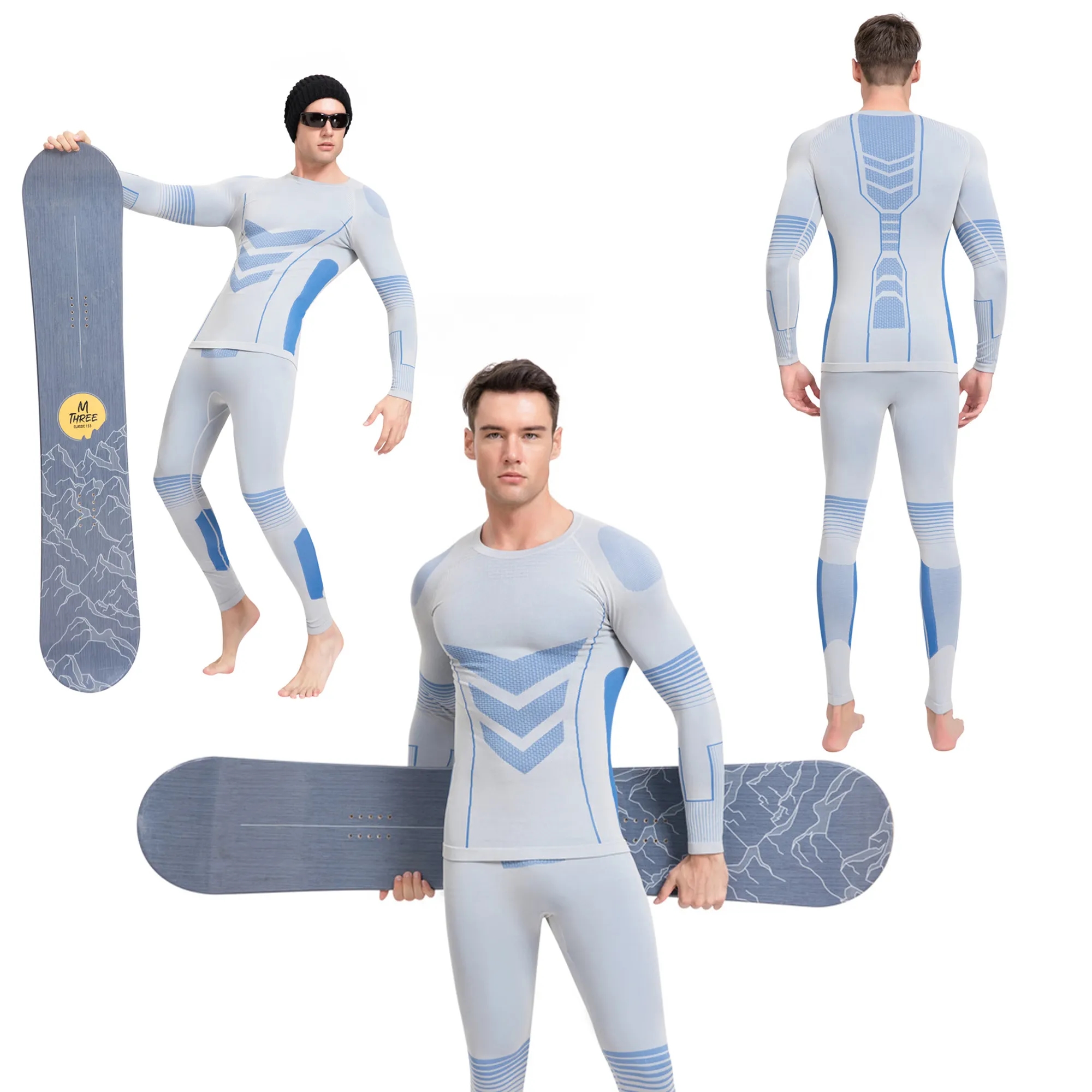 Ski Sports Set Seamless Thermal Underwear 7