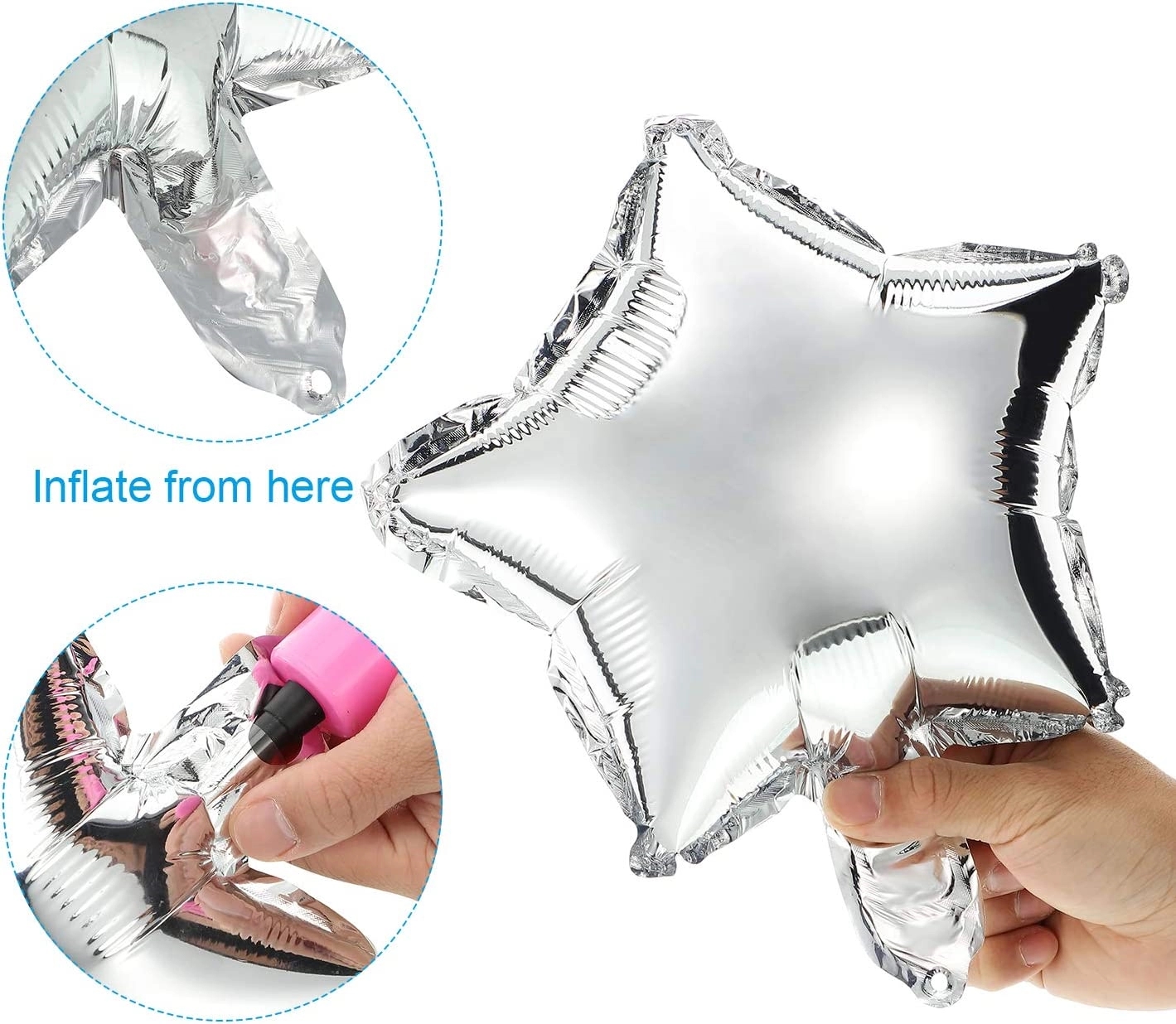 18" Aluminum Foil Star Balloon 1