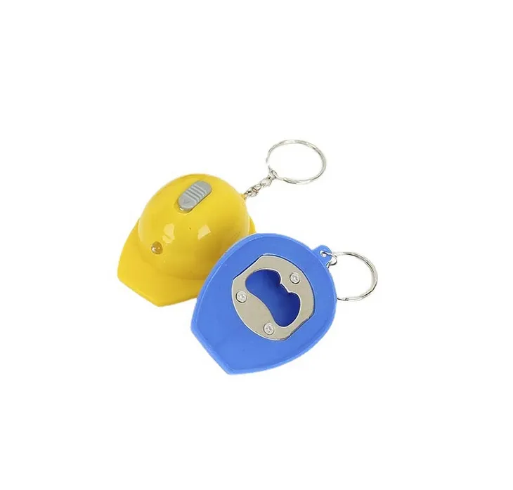 Safety Helmet Bottle Opener Keychain 2