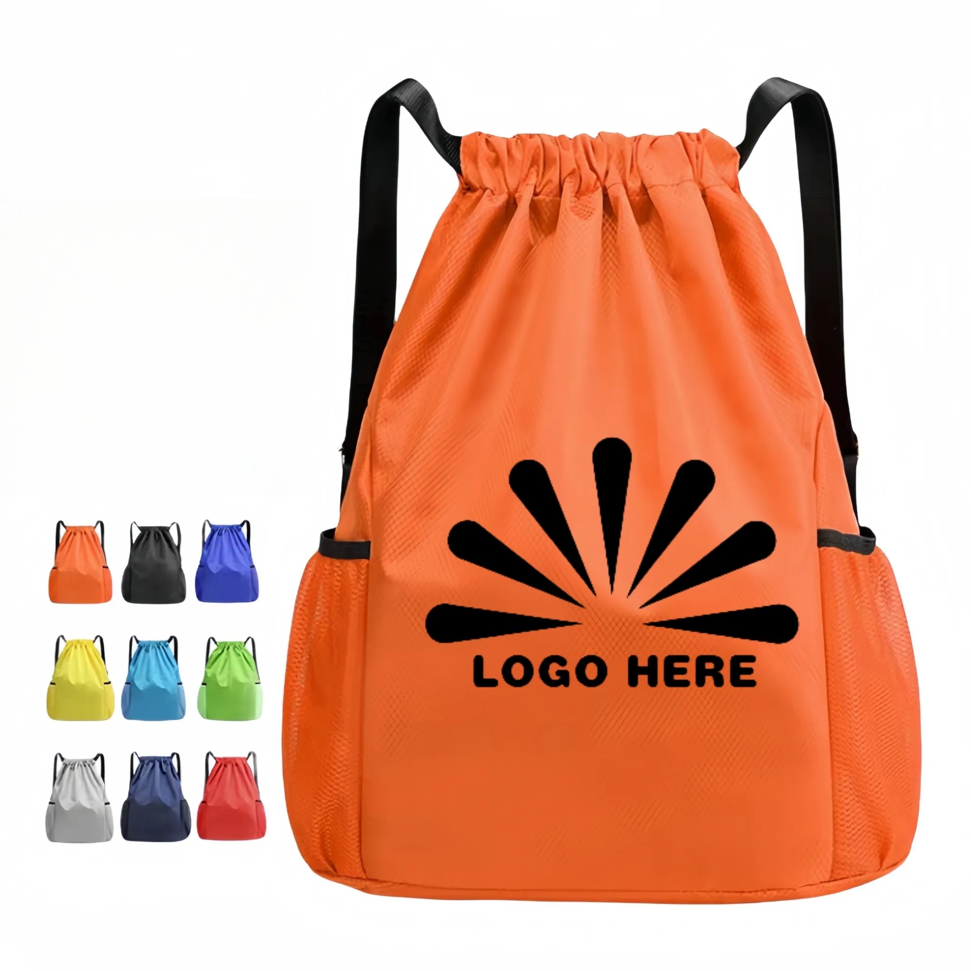 Sports Oxford Cloth Waterproof Drawstring Backpack