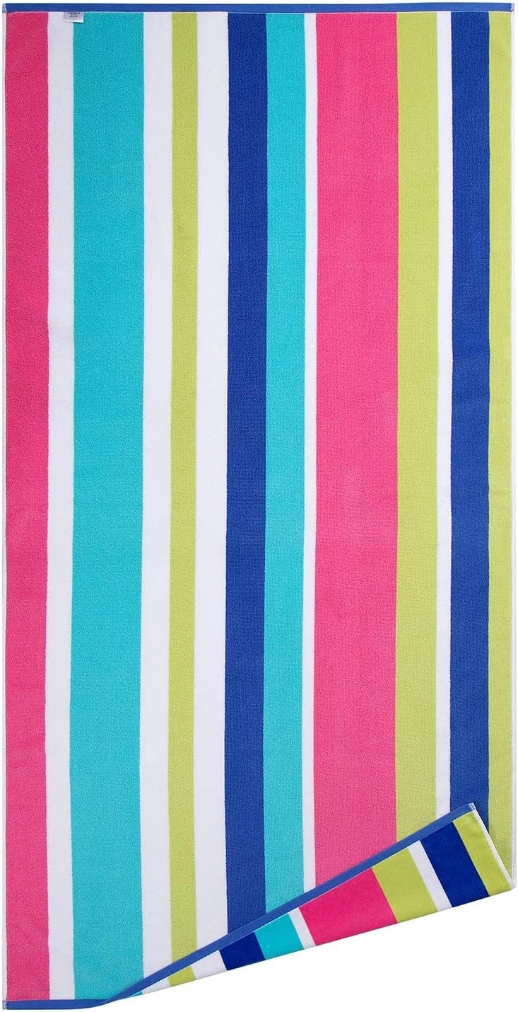 Lightweight Colorful Striped Beach Towel 4