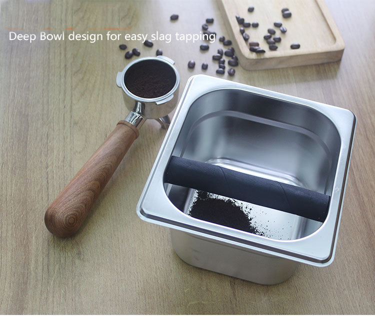 1.5L Stainless Steel Coffee Knock Box 4