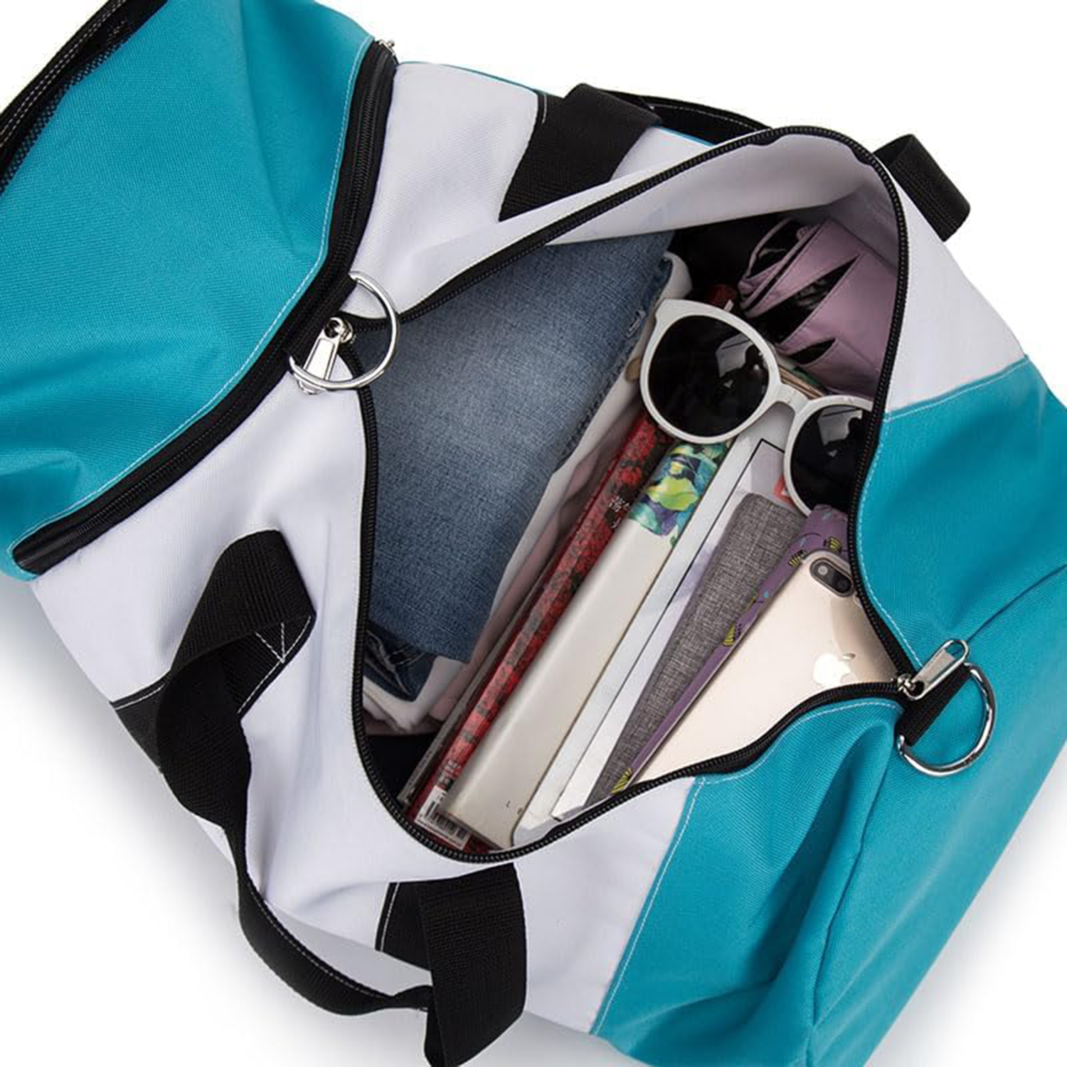 Polyester Weekender Overnight Duffel Gym Bag 3