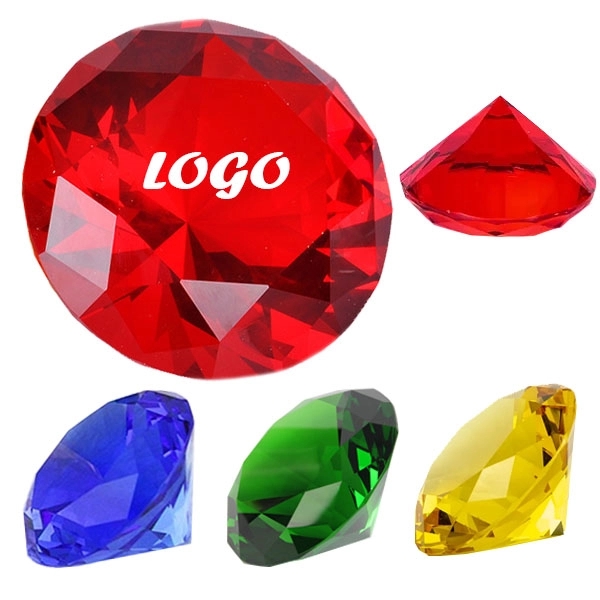 Colorful Crystal Diamond Paperweight Wedding Gifts 3