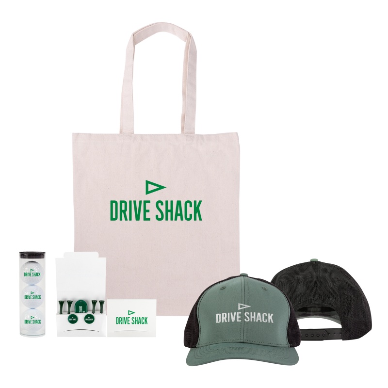 Time to Golf Kit in Canvas Tote 1