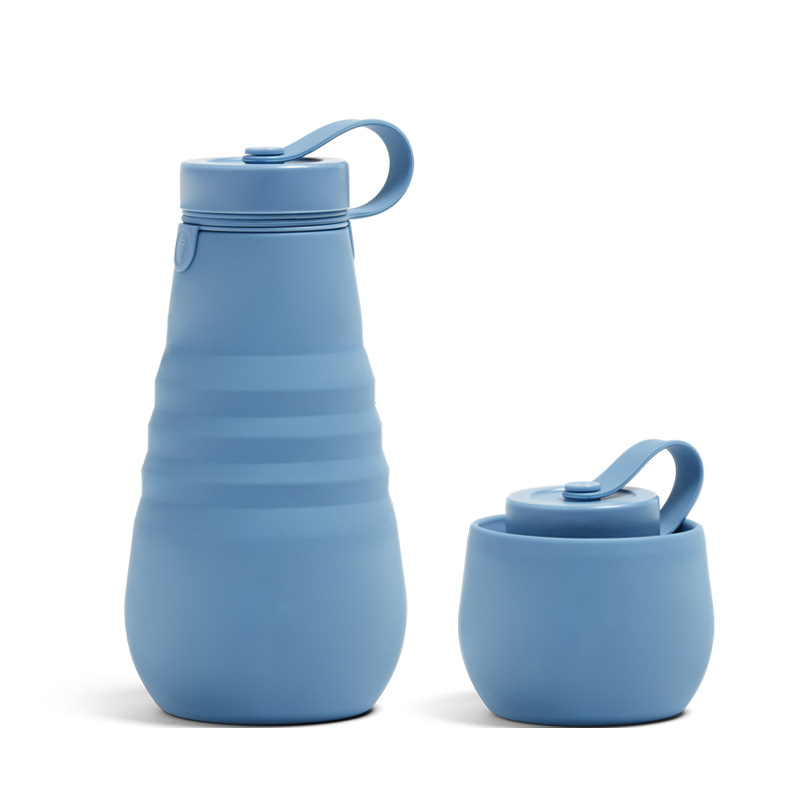 17oz Outdoor Travel Silicone Collapsible Water Bottle 1