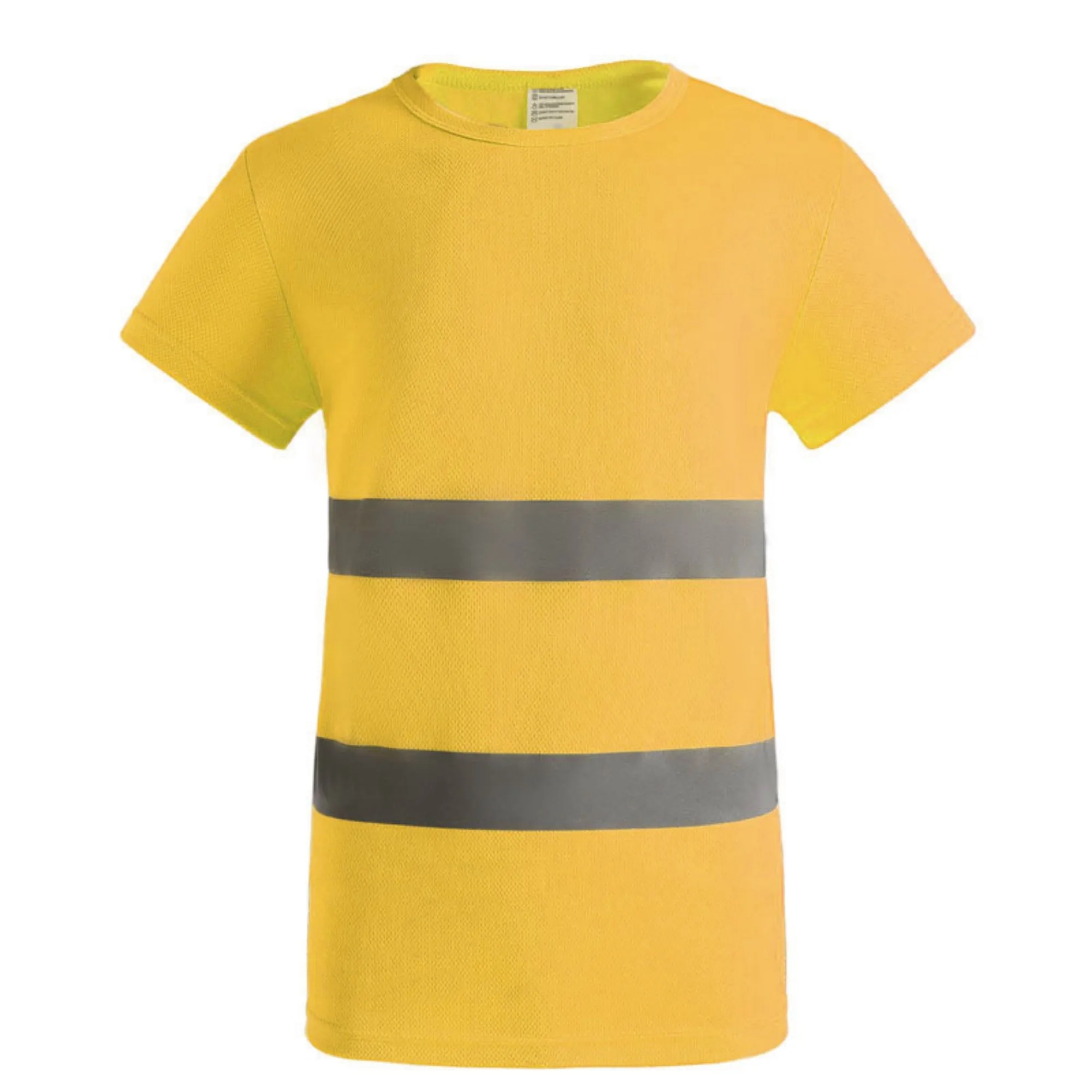 Double Stripe Reflective Crew Neck Short Sleeve 3