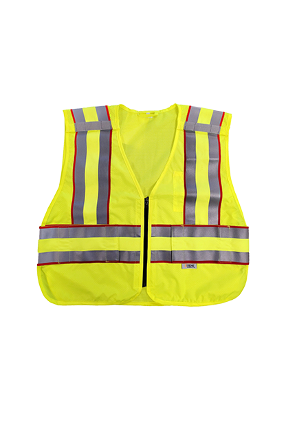 Xtreme Visibility Public Safety Red Trim Vest