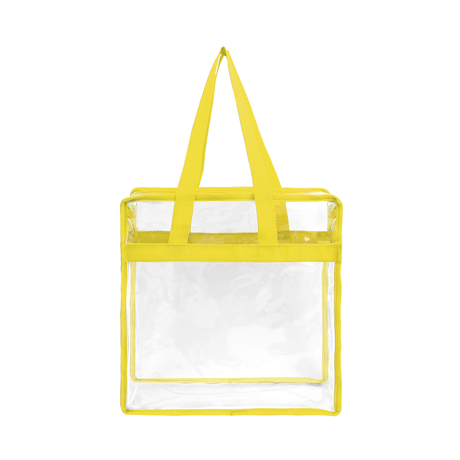 Stadium Approved Clear Zipper Tote Bag 7