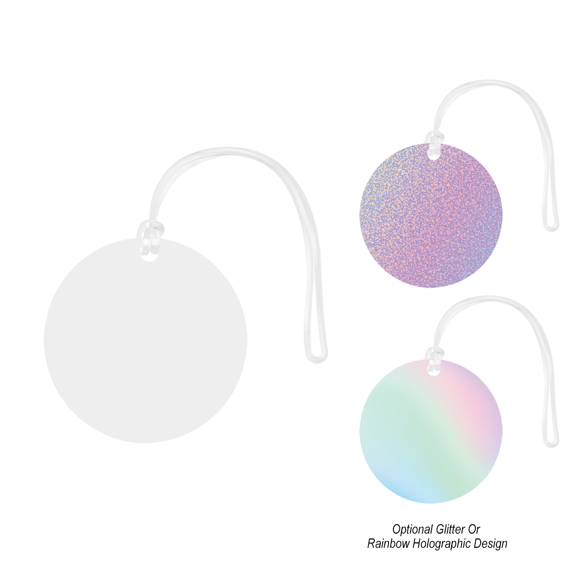 Acrylic Bag Tag - Circle 2