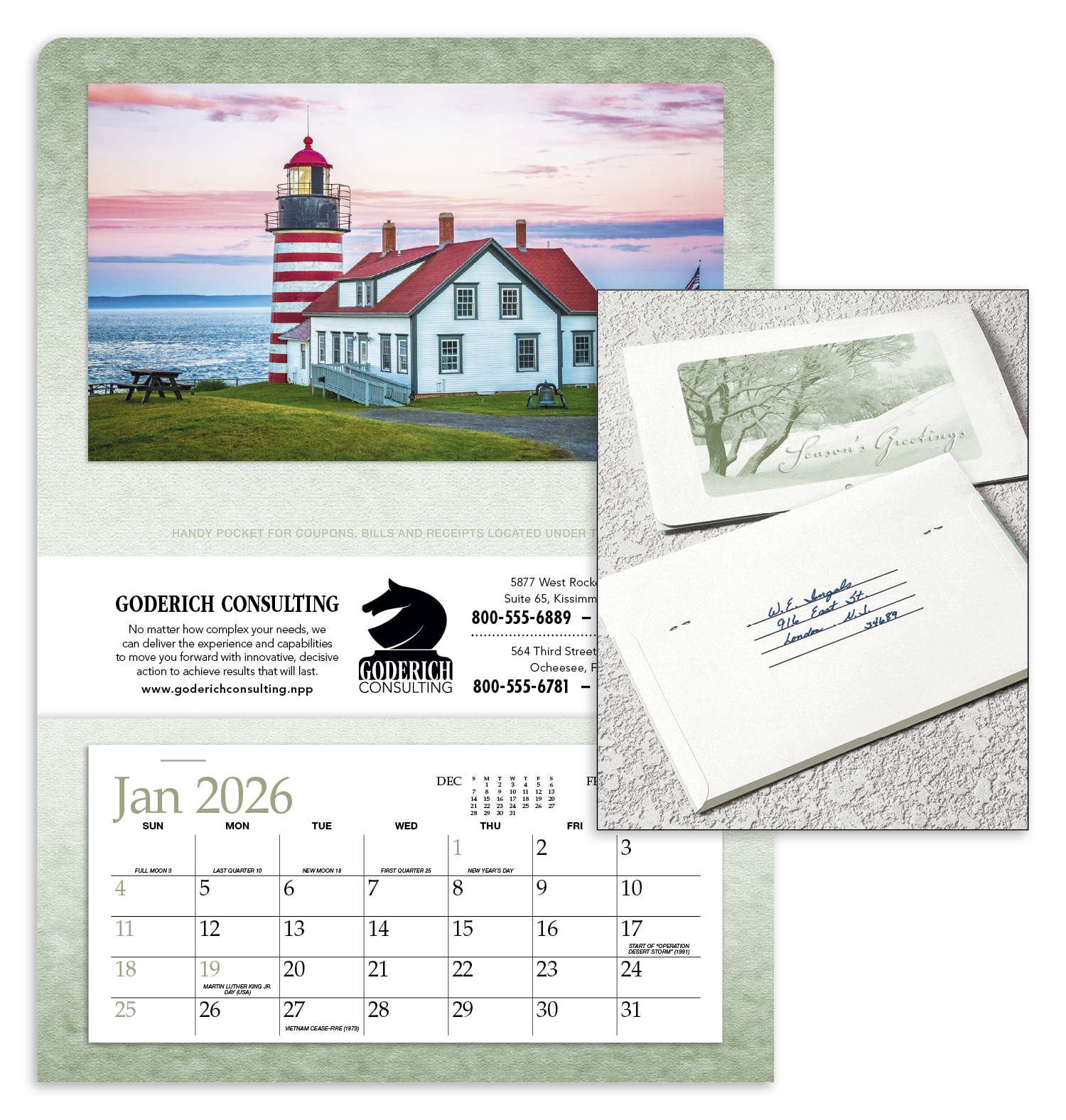 Triumph® Calendars Single Pocket Calendar 45