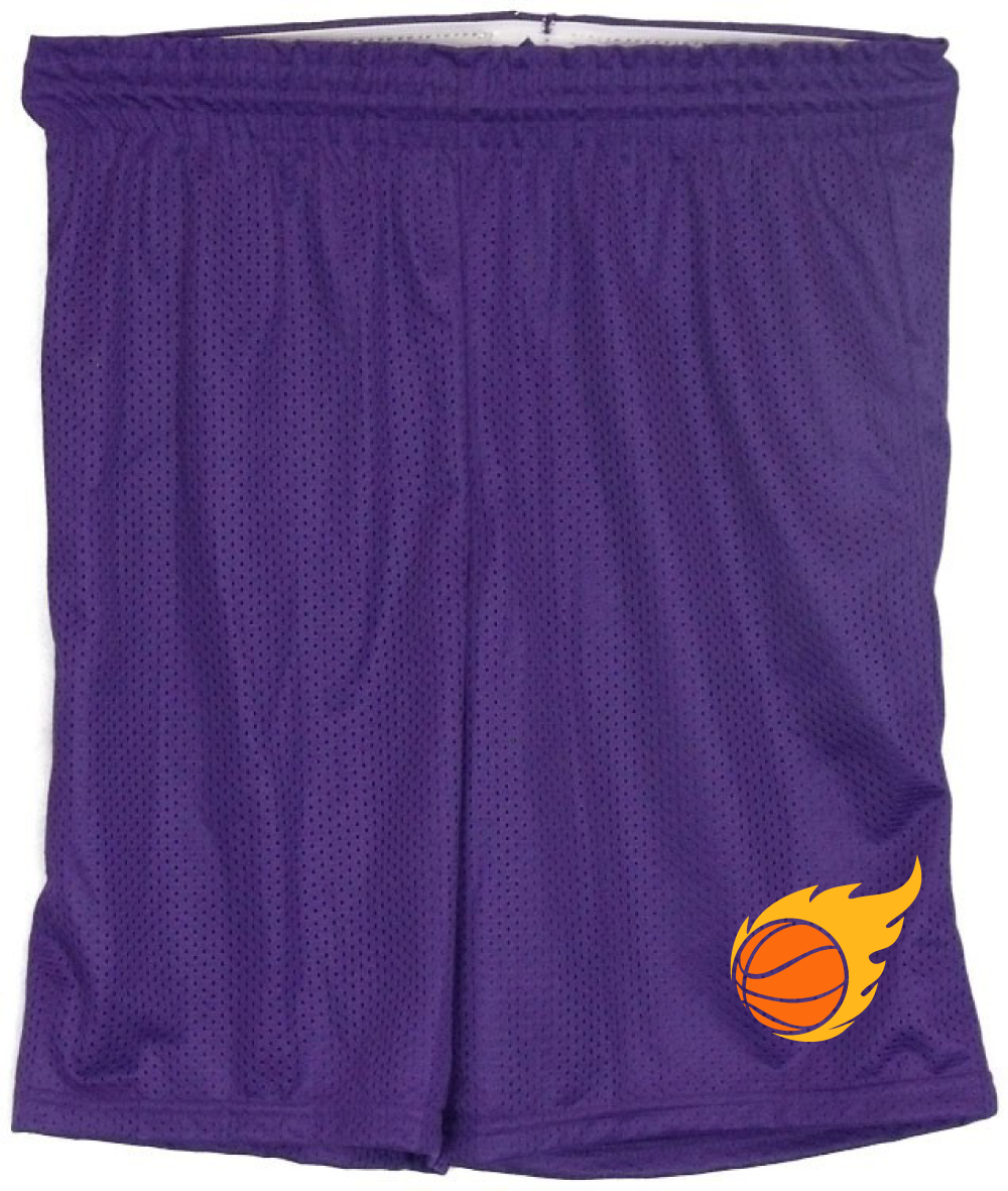 100% Polyester Tricot Mesh Shorts 2
