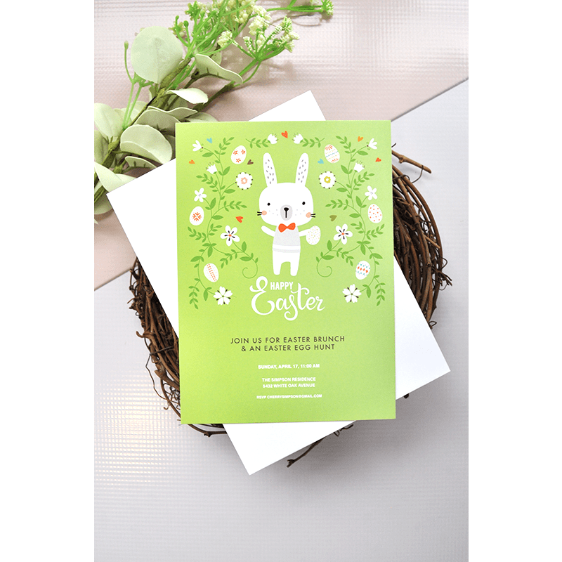 Custom Full Color 5 X 7 Inch Invitation Cards 76