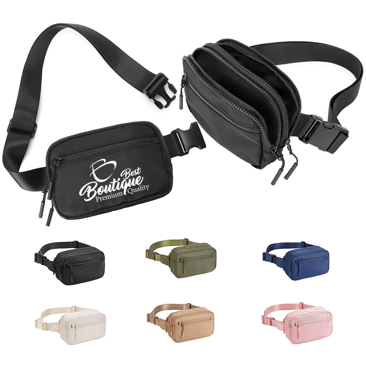 Adjustable Strap Lightweight Fanny Packs Crossbody Bags 4