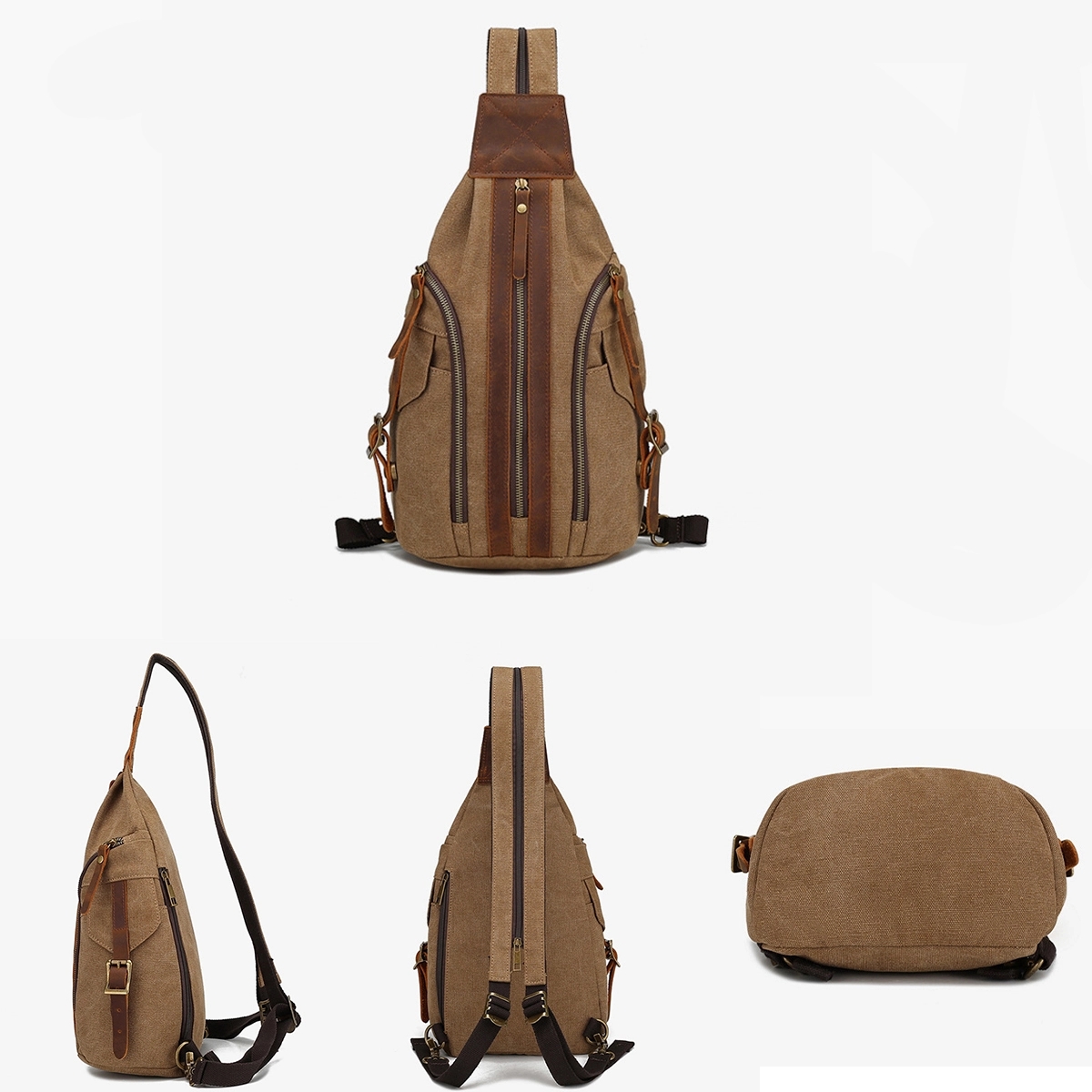 Multifunctional Canvas Shoulder Ccross Body Bag 4