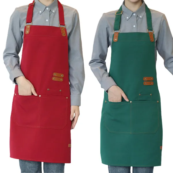 Waterproof Canvas Apron Adjustable, Multiple Colors 4
