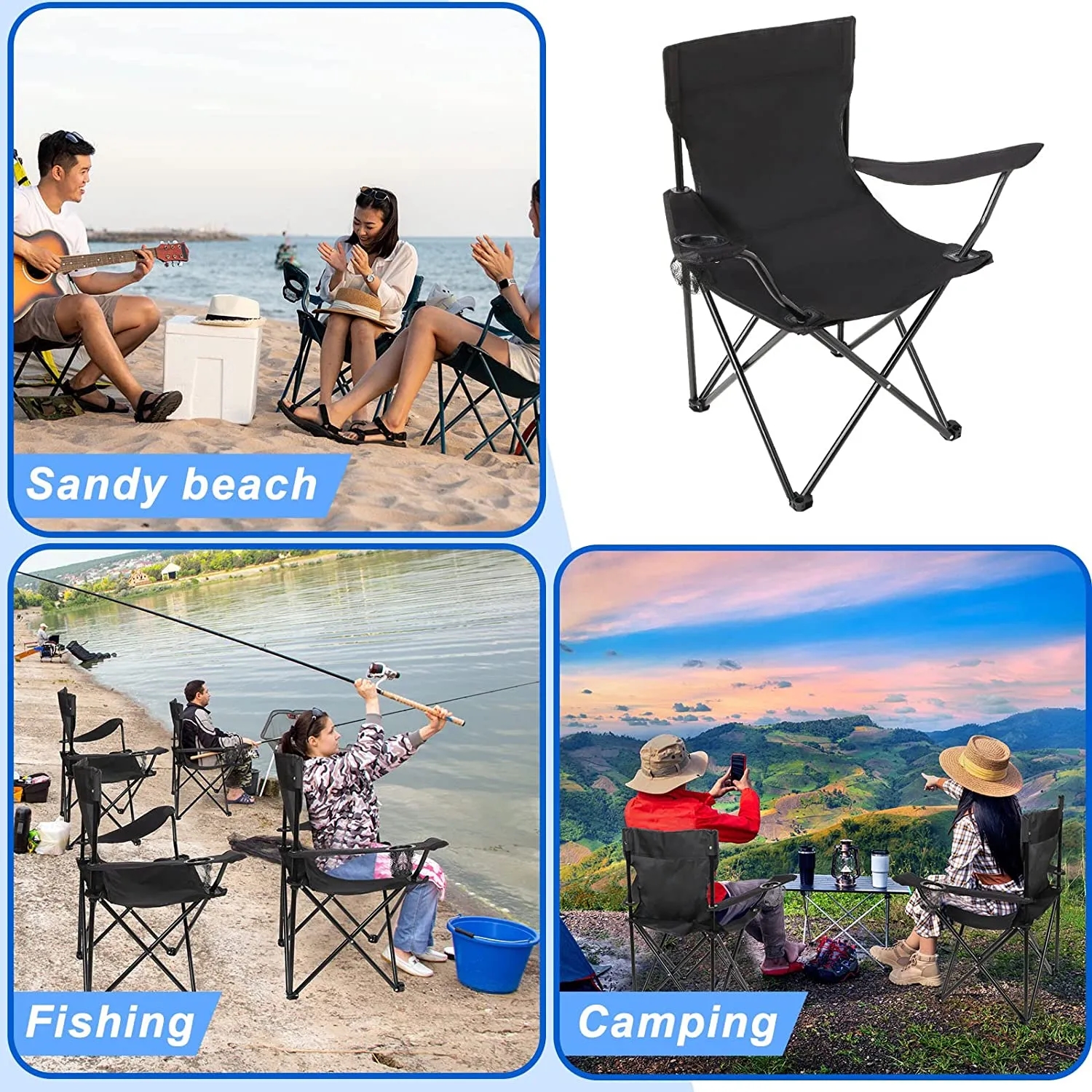 Folding Outdoor Beach Camping Chair 3