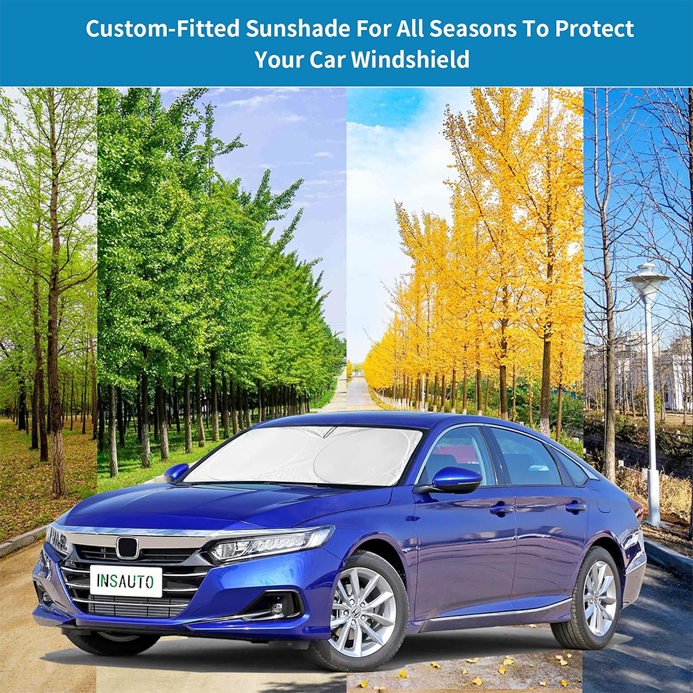 QuickFlip Car Silver Sunshade 3
