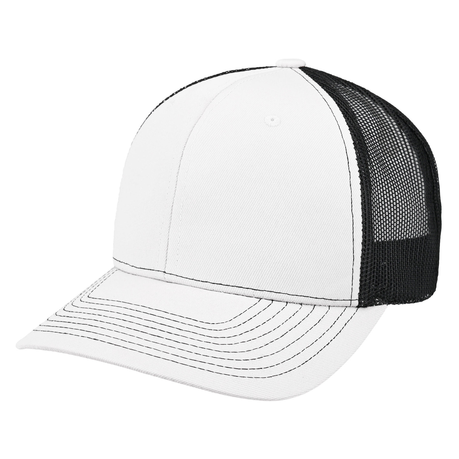 Premium 6-Panel Embroidery Trucker Cap With Plastic Snapback Clousure 28