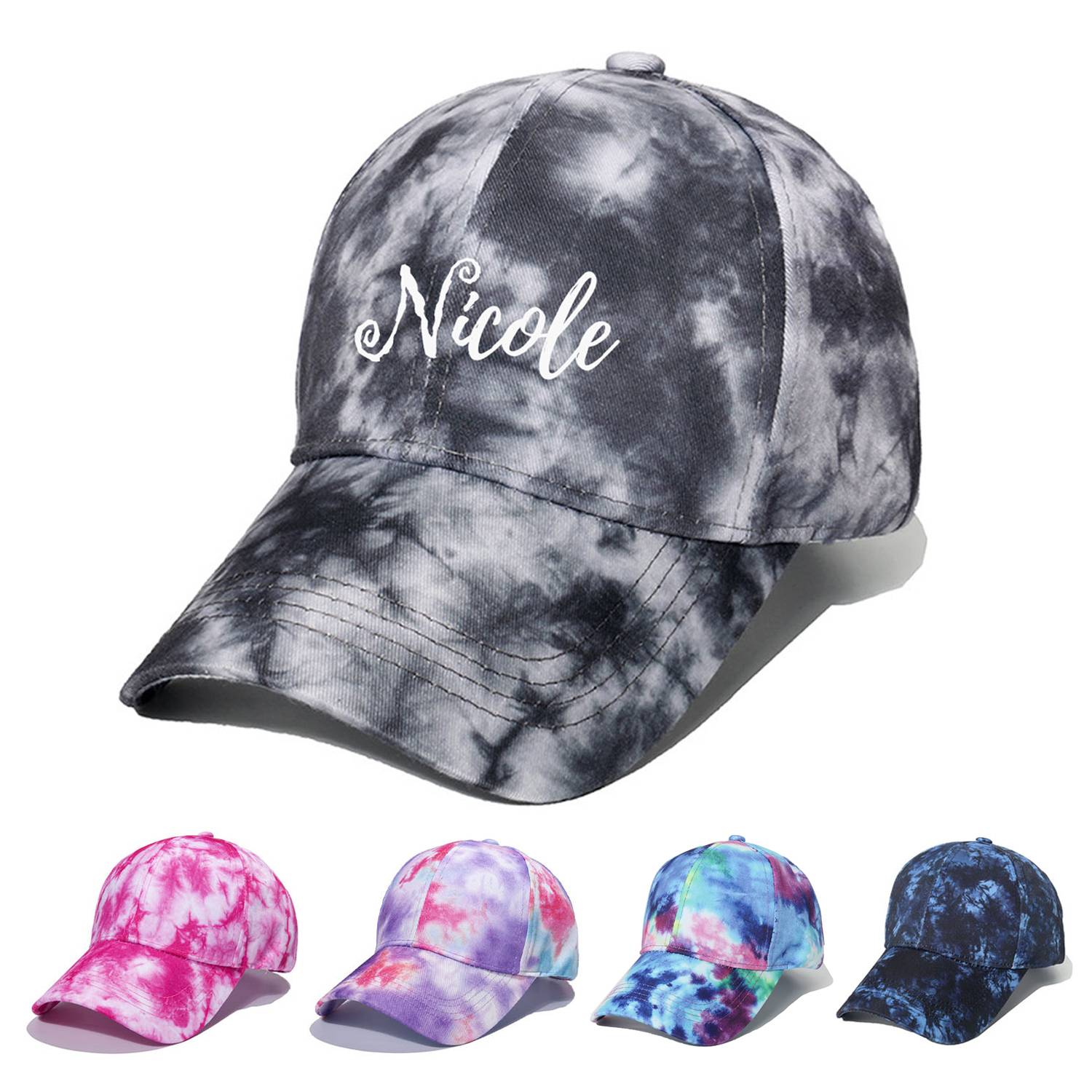 Tie-dye Baseball Cap Fashion Dad Hat