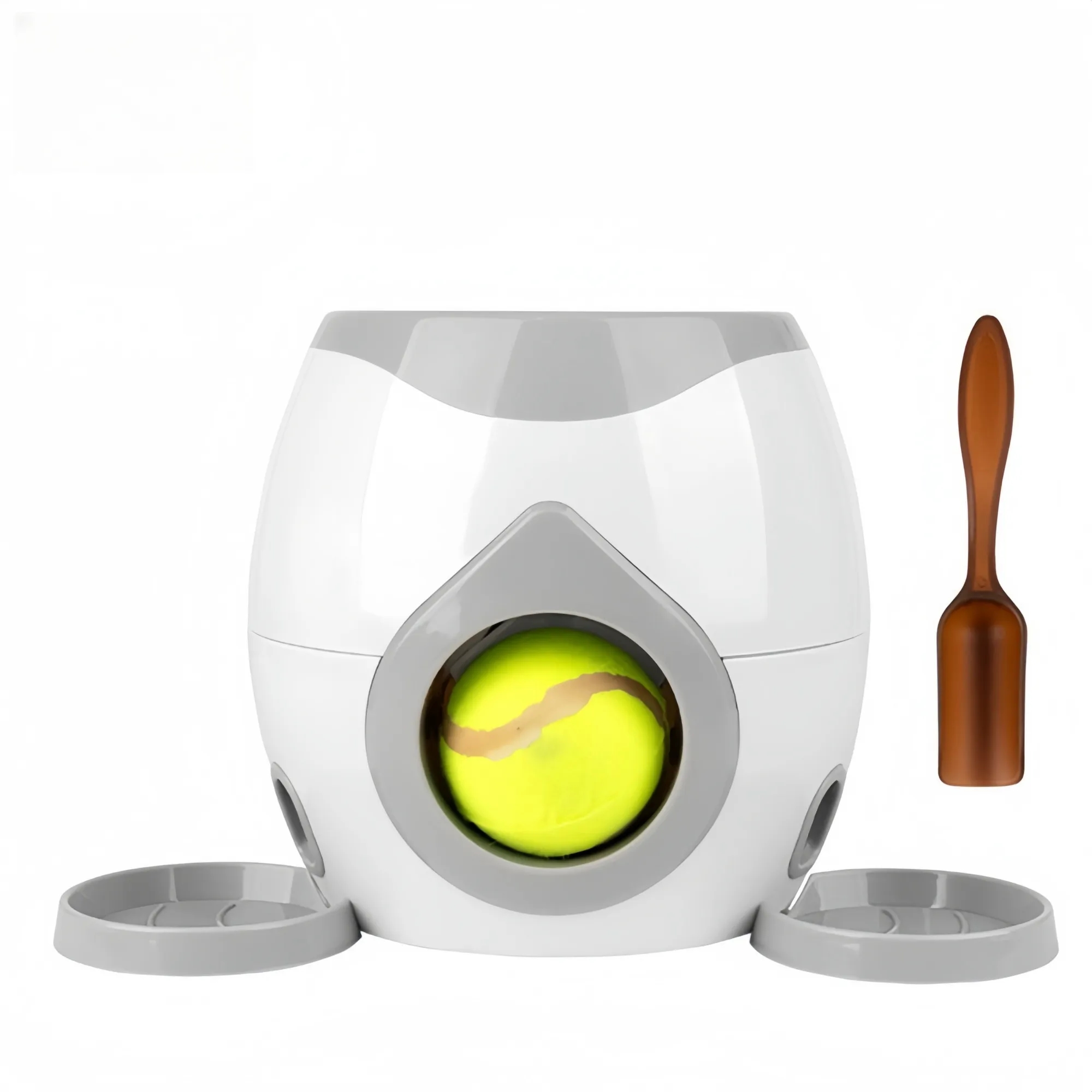 Pet Dog Tennis Leaky Food Trainer Reward Machine 4