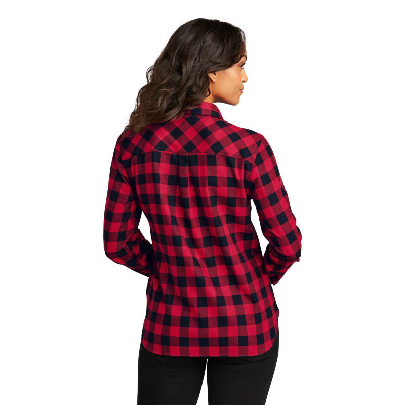 Port Authority Ladies Plaid Flannel Shirt 14