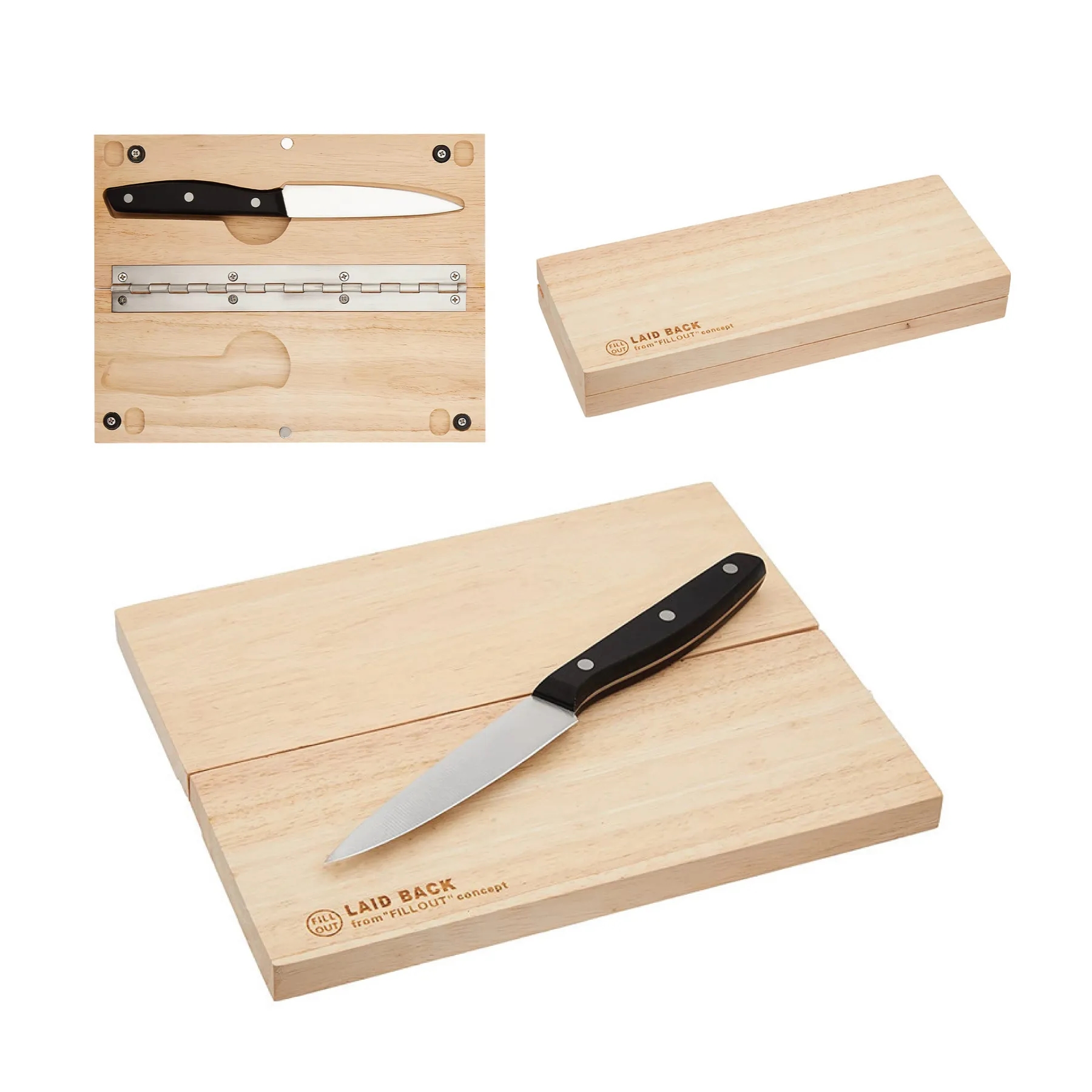 Cove Cutting Board Knife Set