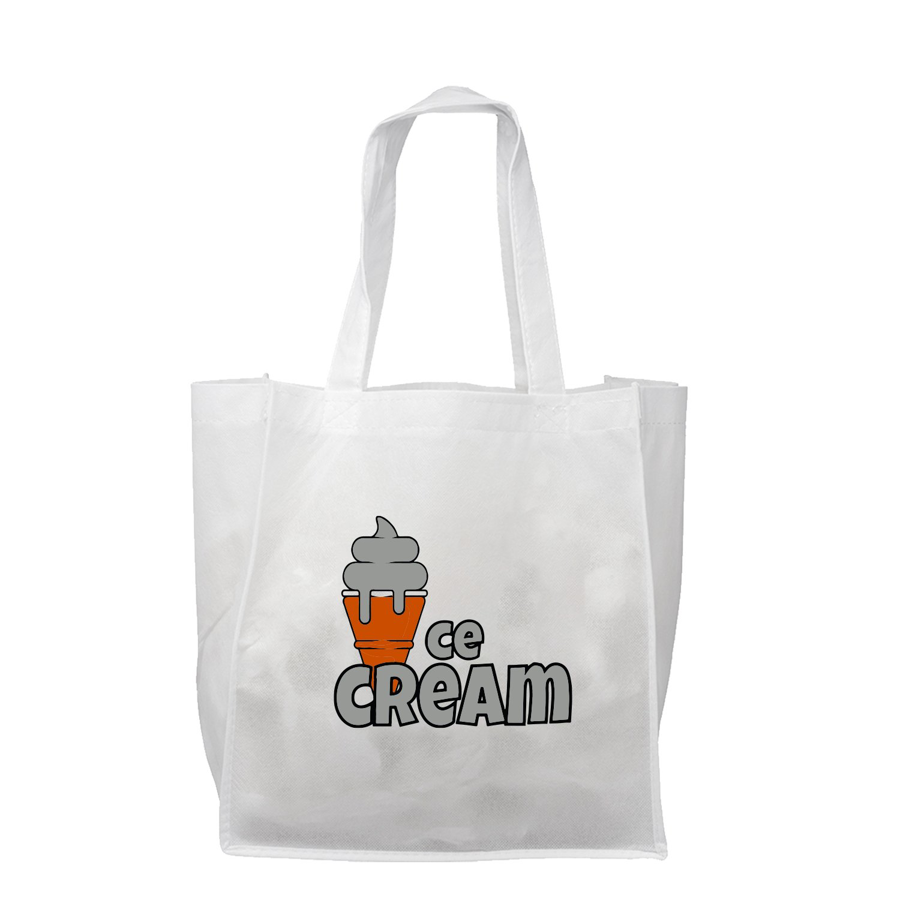 Non-Woven Polypropylene Tote - 12"W x 12.75"H x 8"D