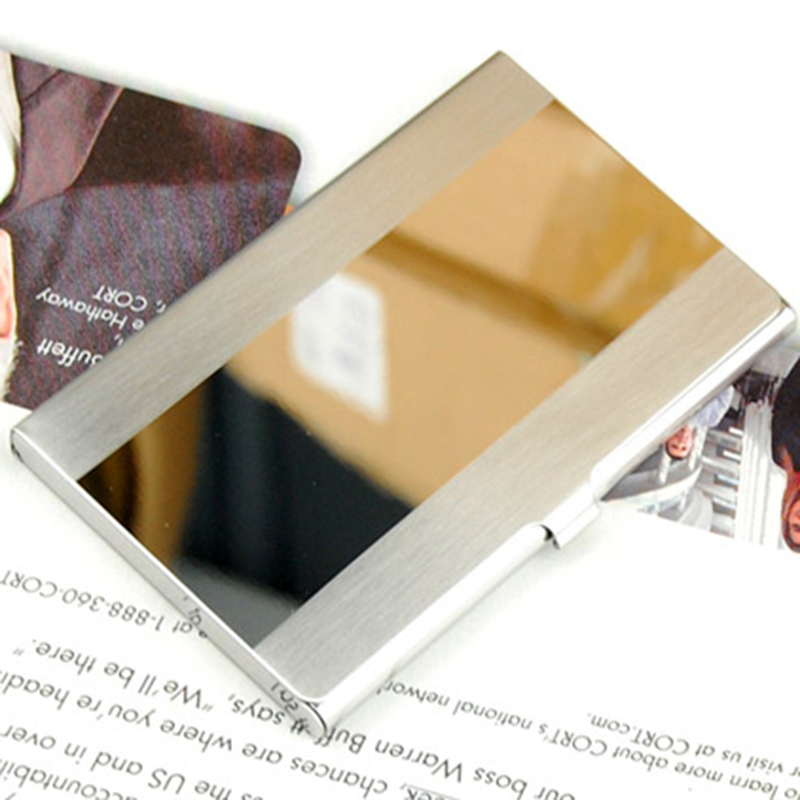 Stainless Steel Business Card Holder 5