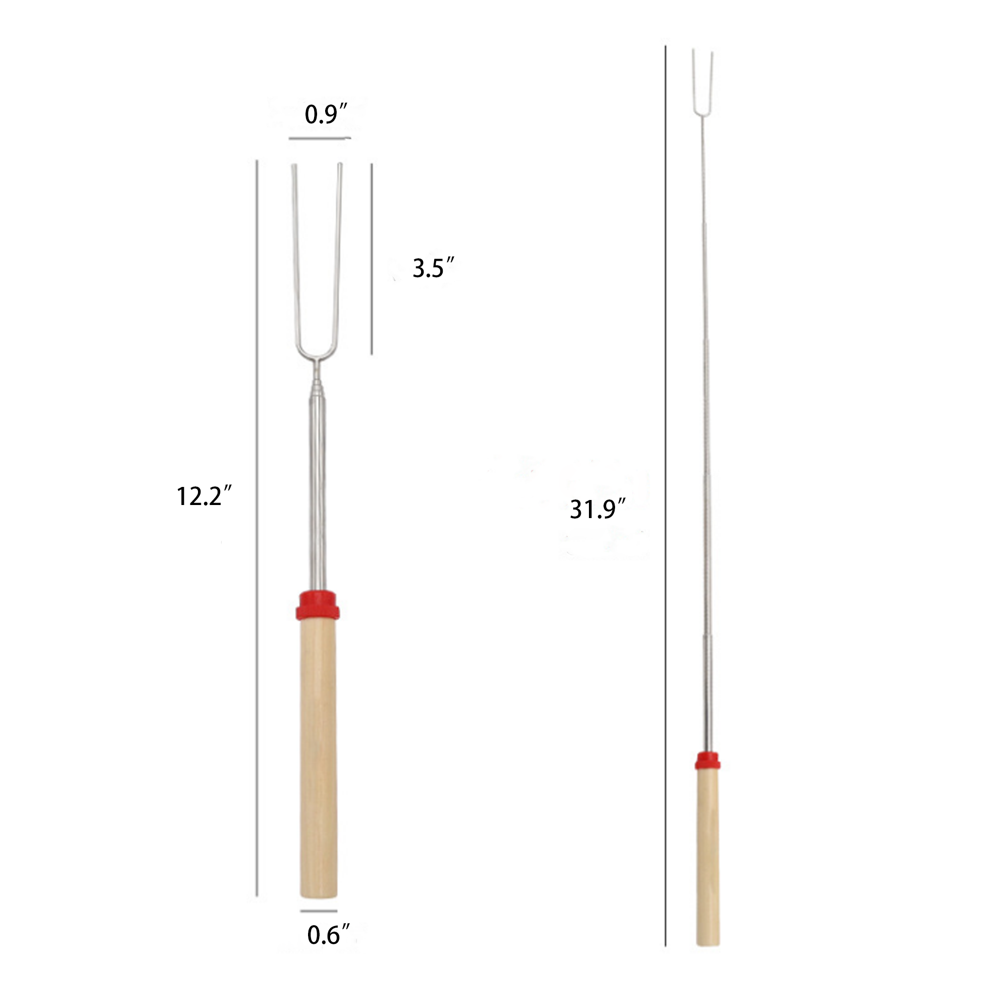 Extendable Telescopic Roaster Sticks 3