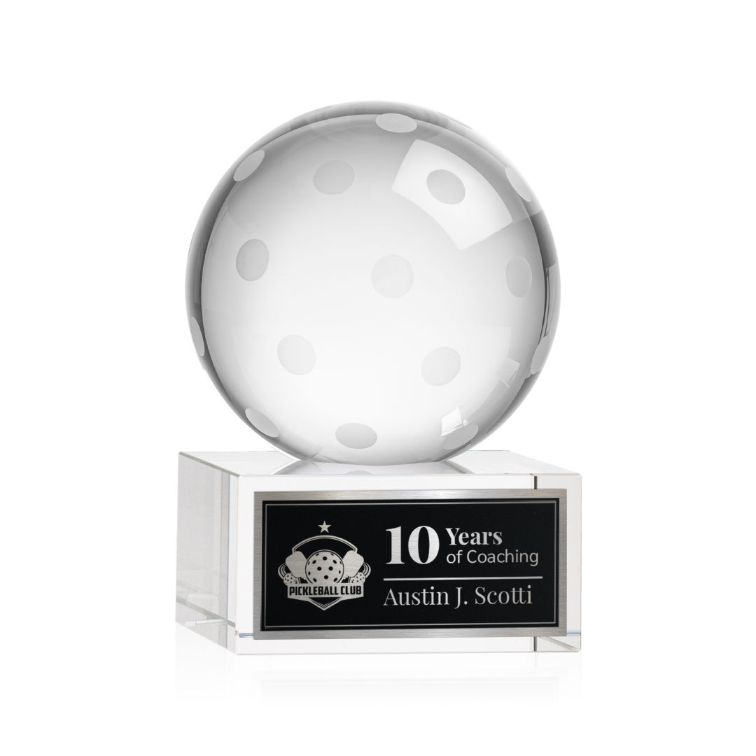 Pickleball Award on Hancock Base 9
