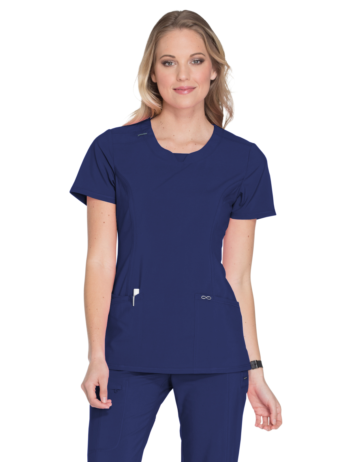 Infinity - Women's 3-Pocket Round Neck Top 96