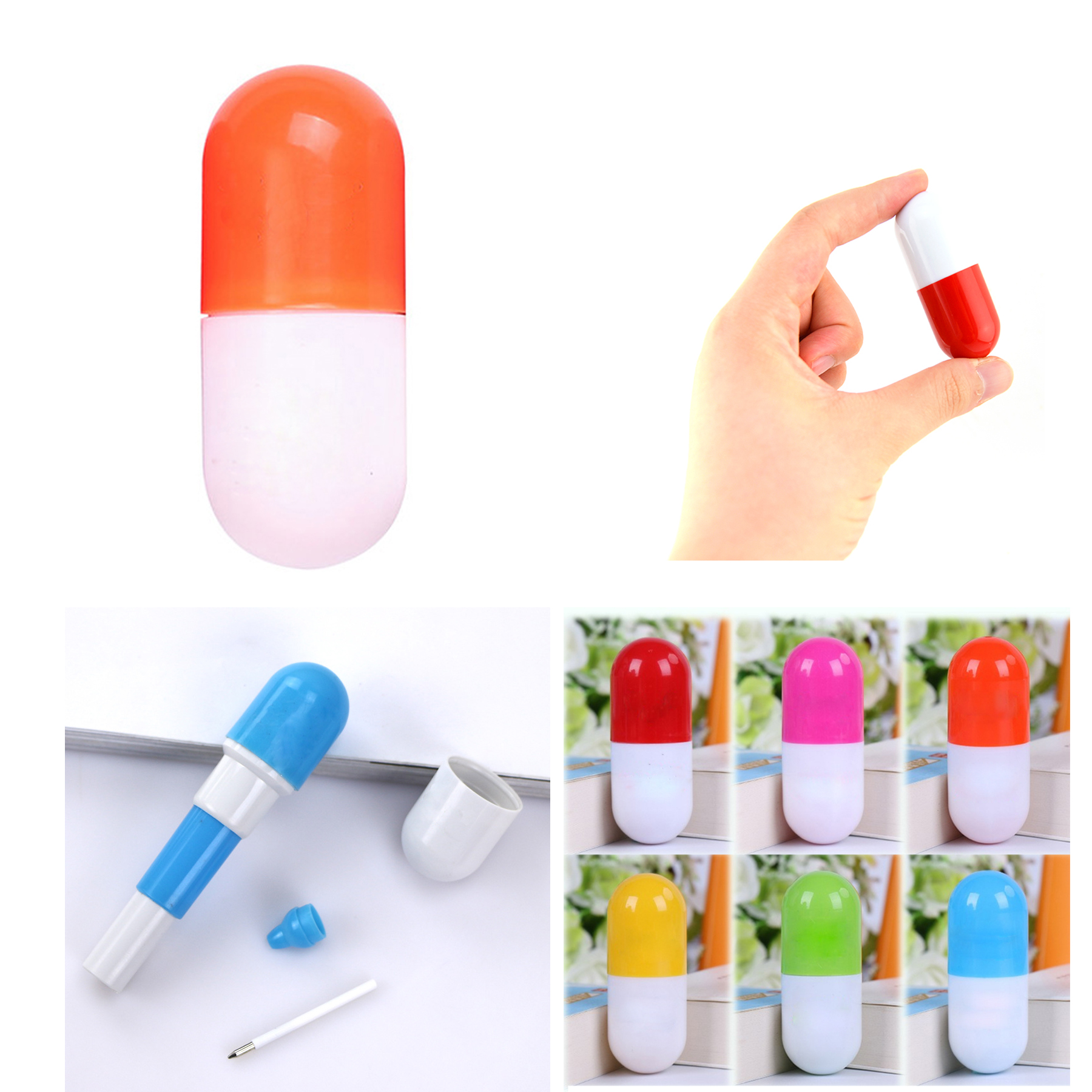 Retractable Pill Ballpoint Pen 1